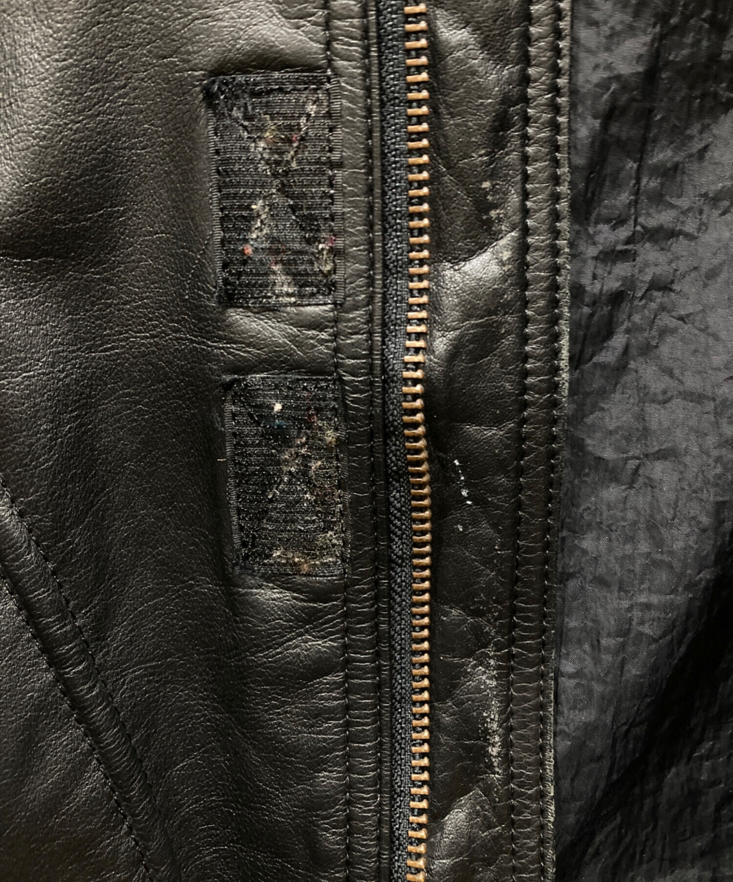 中古・古着通販】KUSHITANI (クシタニ) ライダースジャケット ブラック