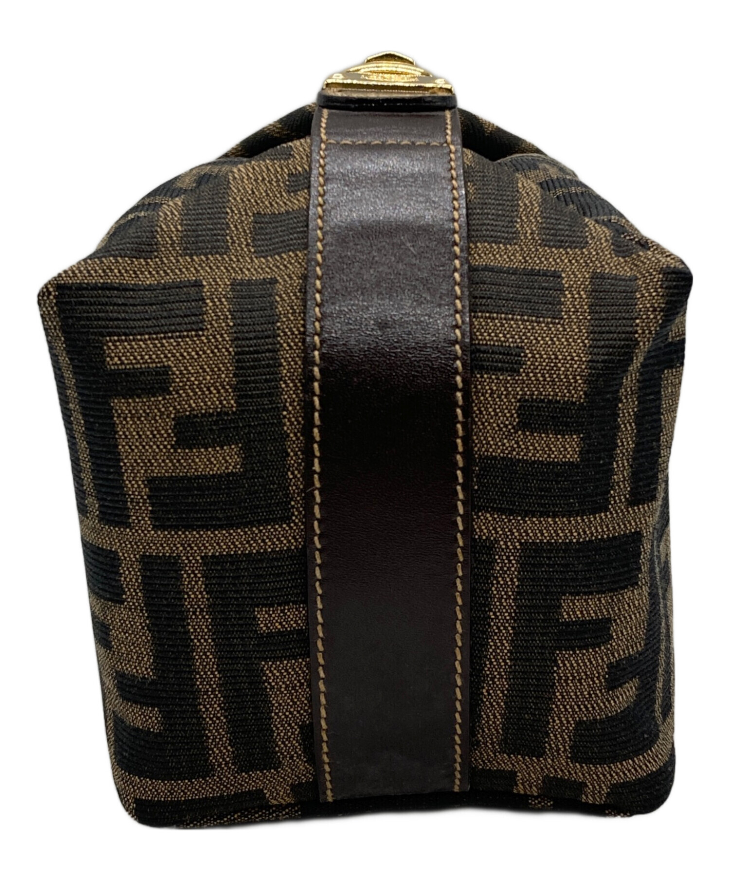 中古・古着通販】FENDI (フェンディ) ズッカ柄ポーチ ブラウン 