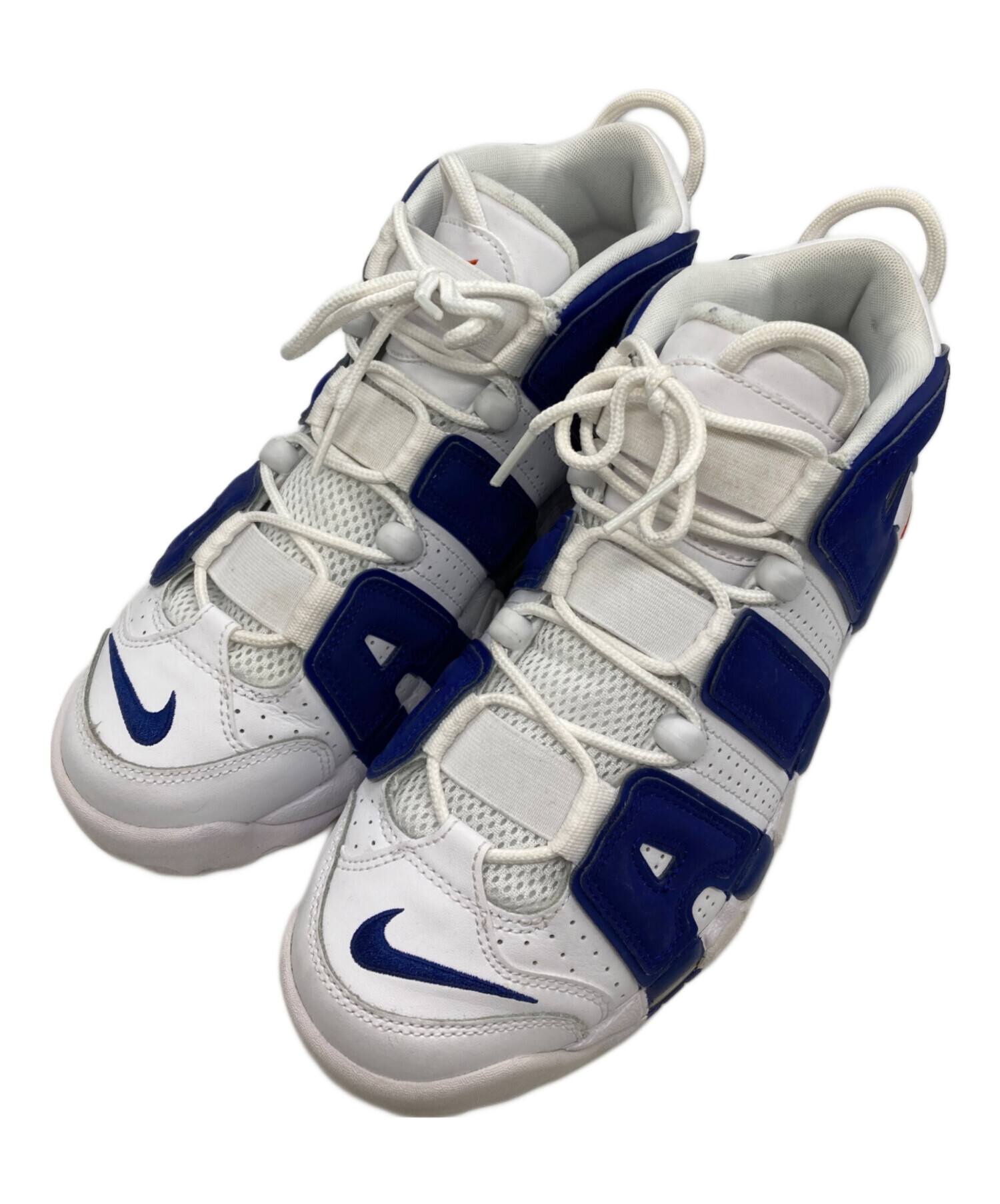 中古・古着通販】NIKE (ナイキ) AIR MORE UPTEMPO 96 ホワイト×ブルー 