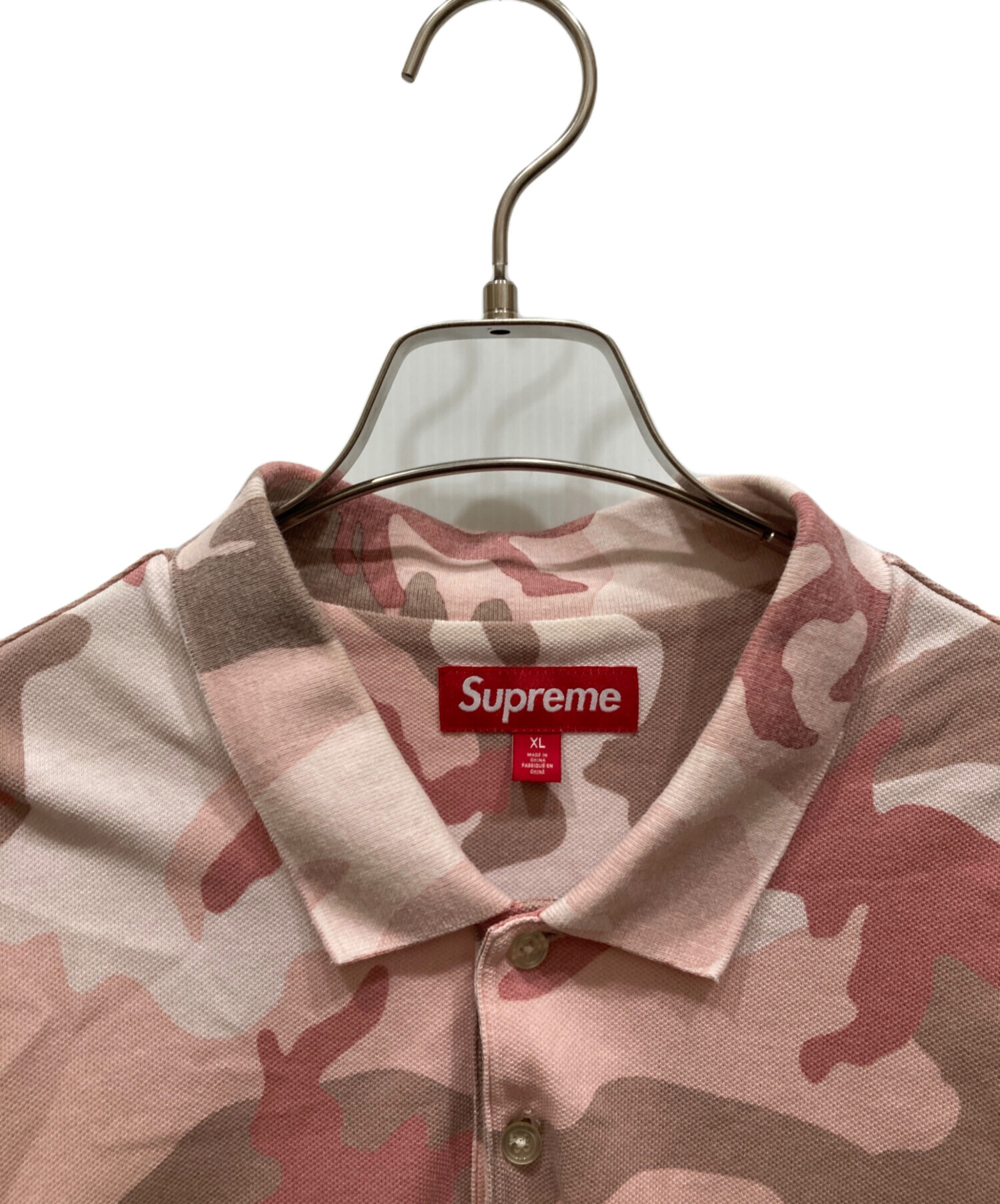 中古・古着通販】Supreme (シュプリーム) Washed Camo Polo Pink Camo
