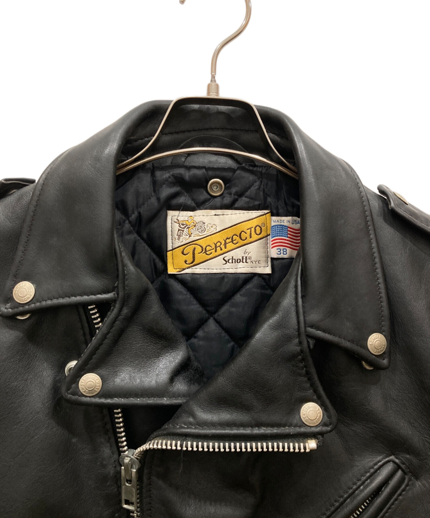 中古・古着通販】Schott (ショット) ダブルライダースジャケット