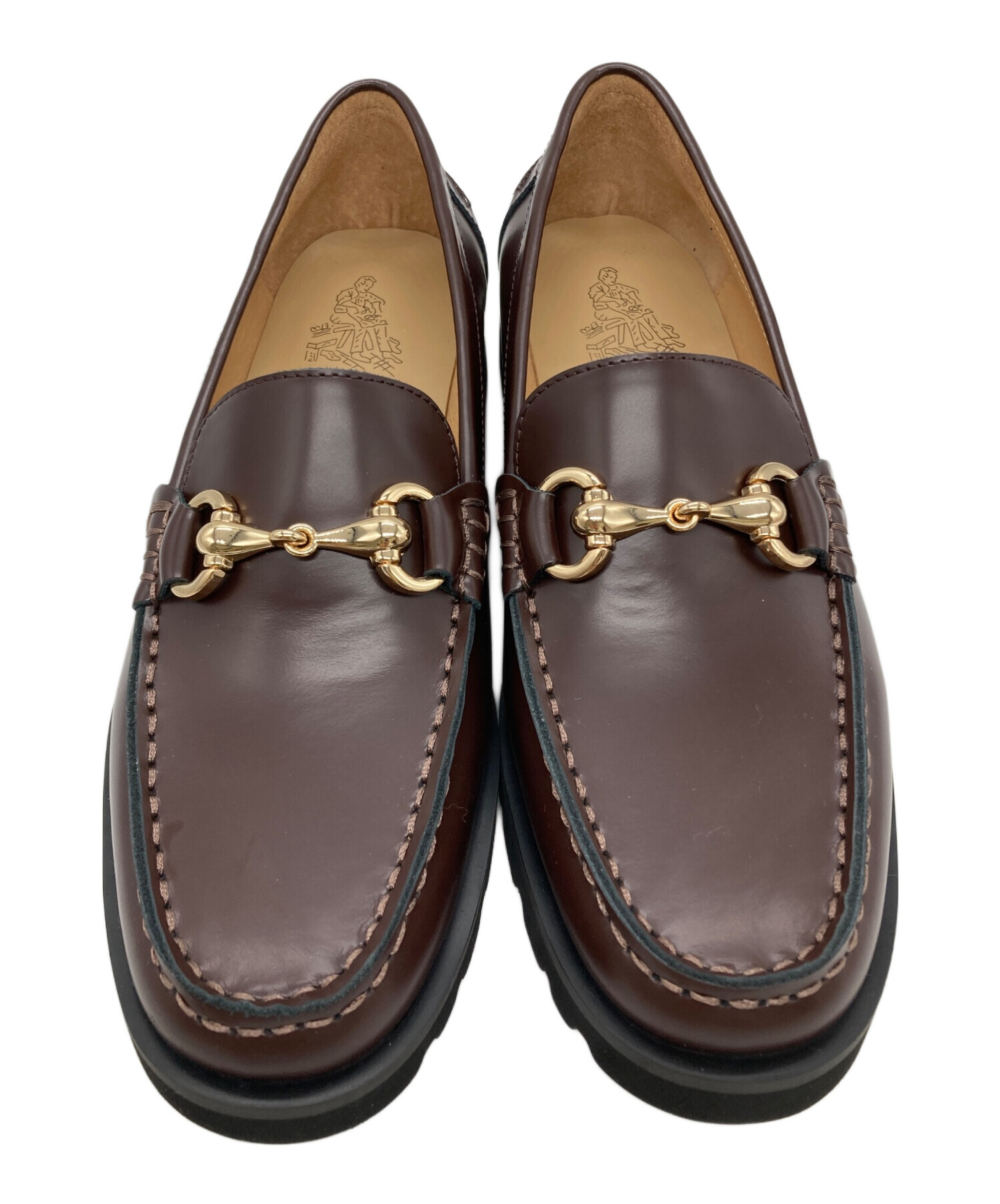 中古・古着通販】ARTESANOS (アルテサノス) ビットローファー ブラウン