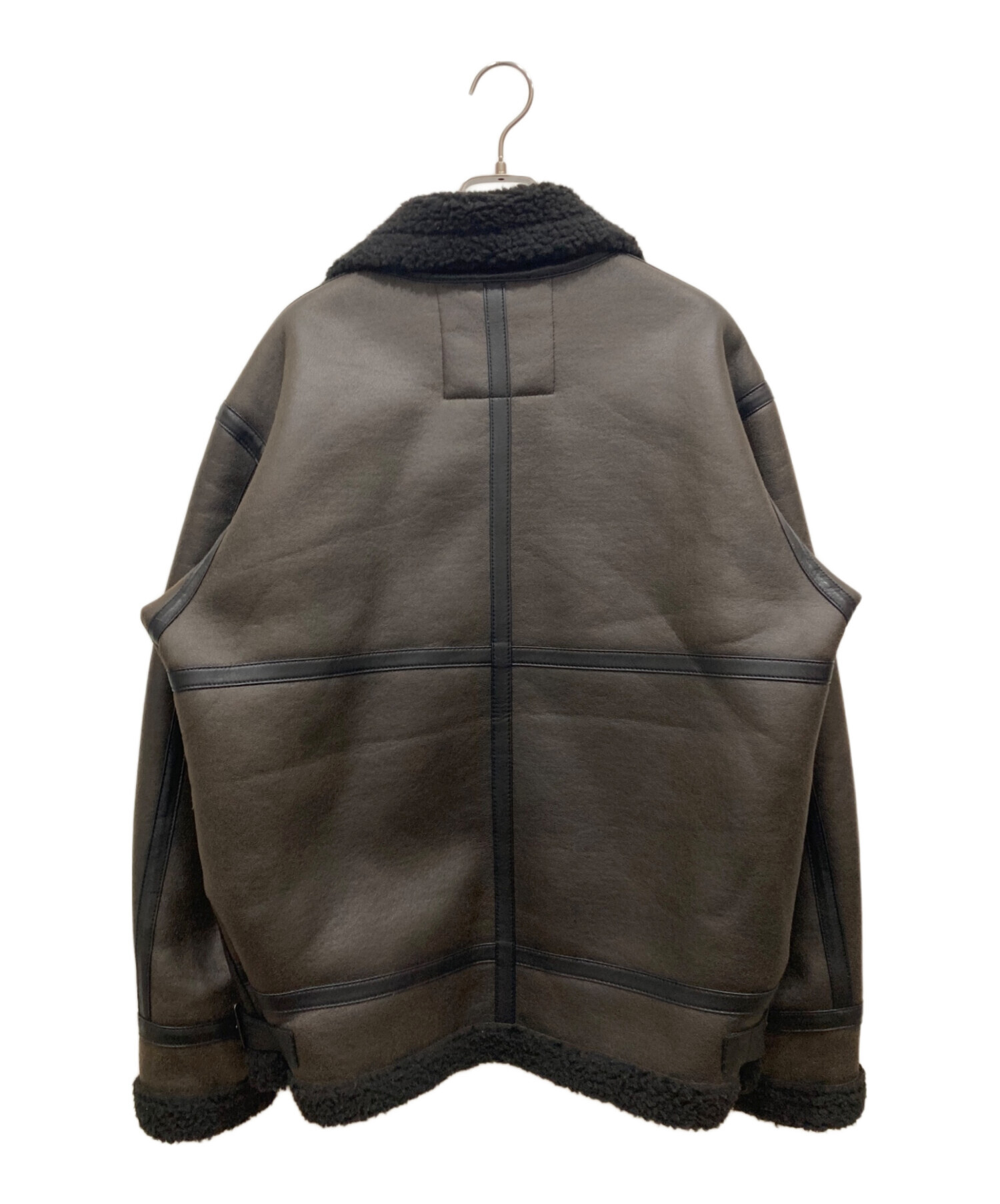 中古・古着通販】ALPHA (アルファ) B-3 フェイクムートン ジャケット