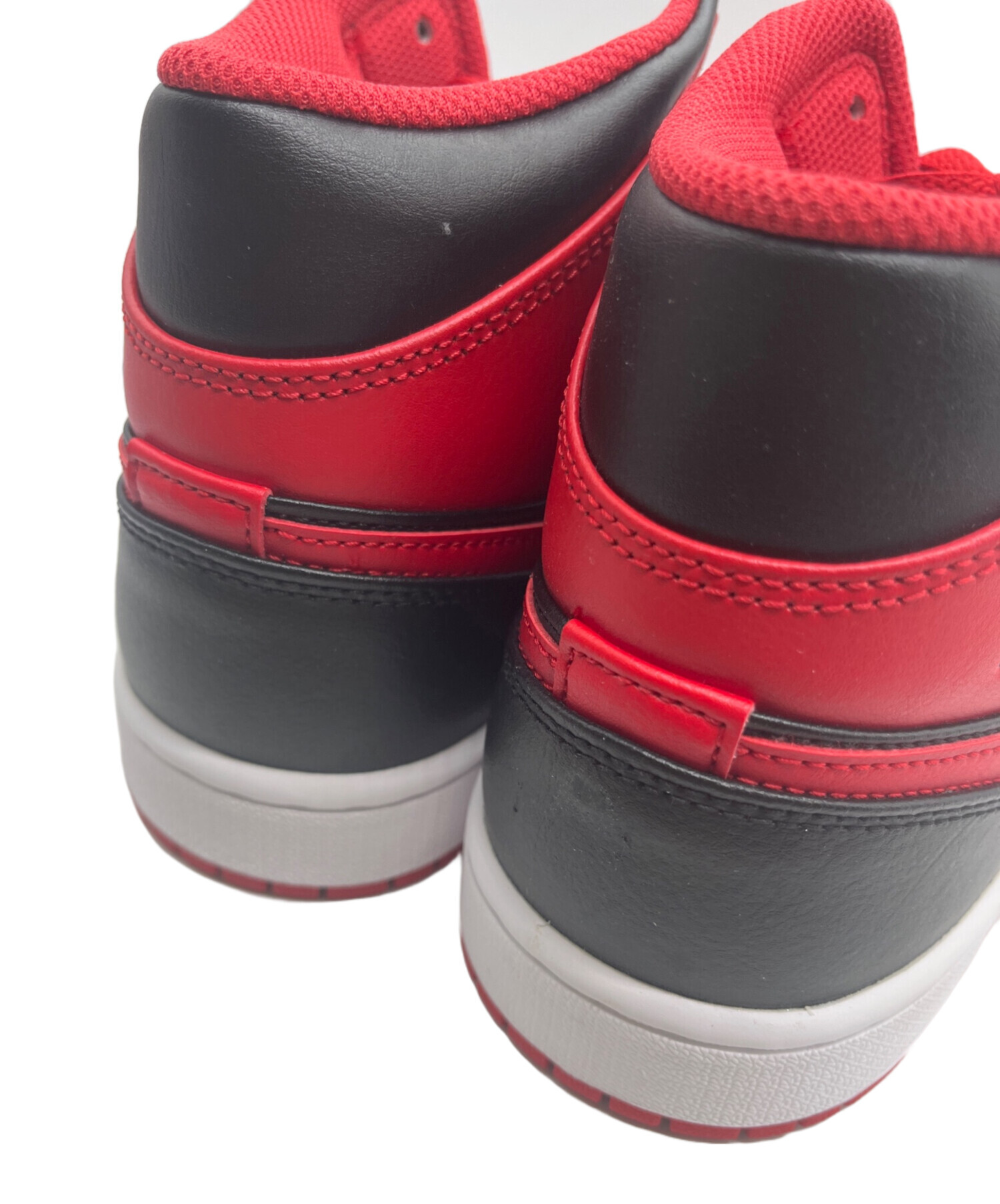 極美品★Nike Air Jordan 1 Mid スニーカー レッド NIKE ナイキ エア ジョーダン ミッド スニーカー AIR JORDAN 1 MID