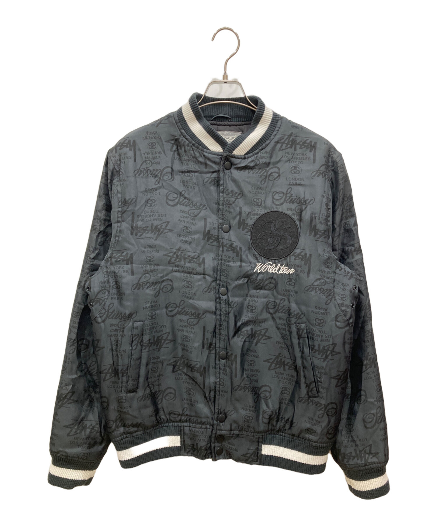 中古・古着通販】stussy (ステューシー) ワールドツアースタジャン