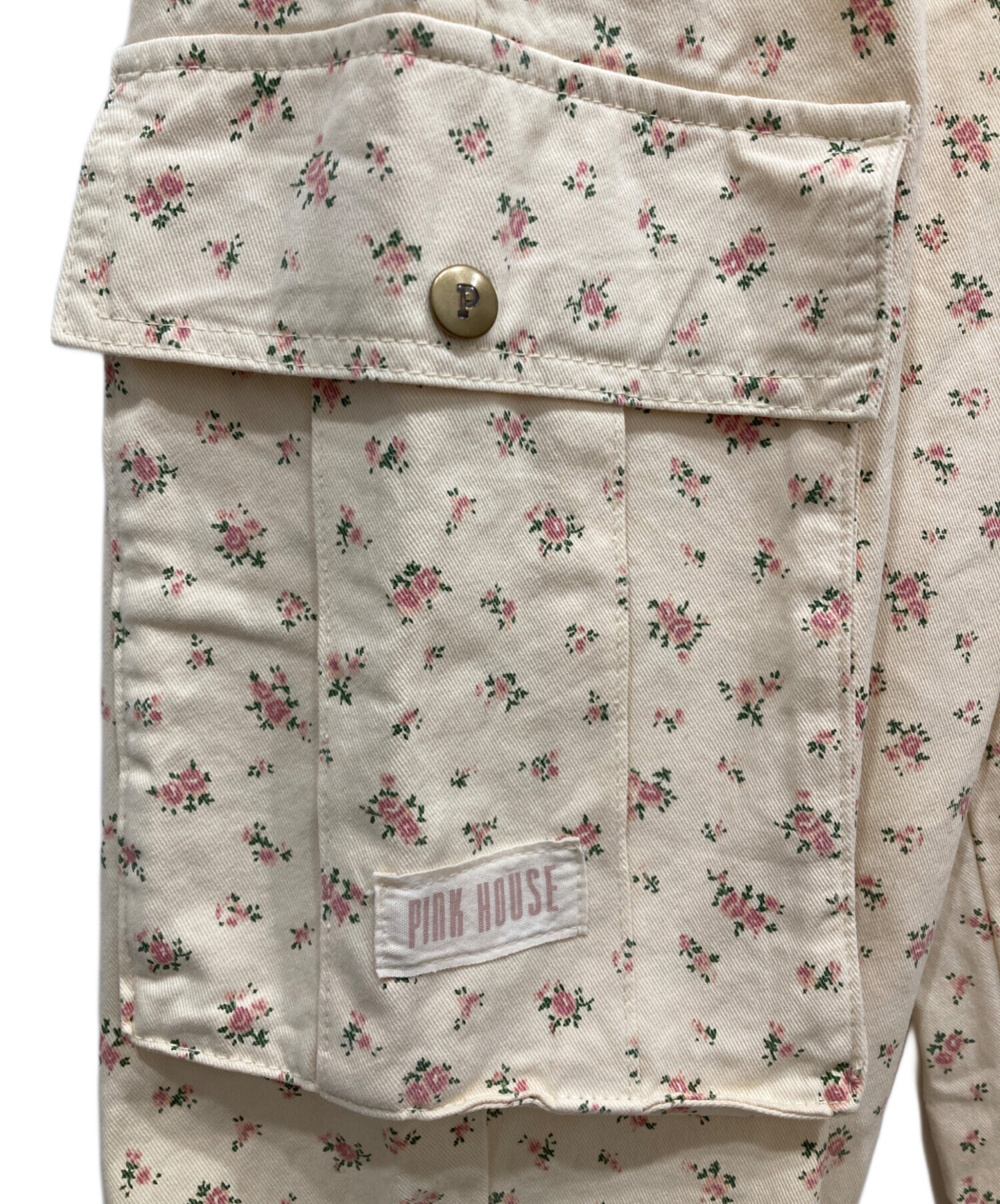 中古・古着通販】PINK HOUSE (ピンクハウス) 総柄カーゴパンツ