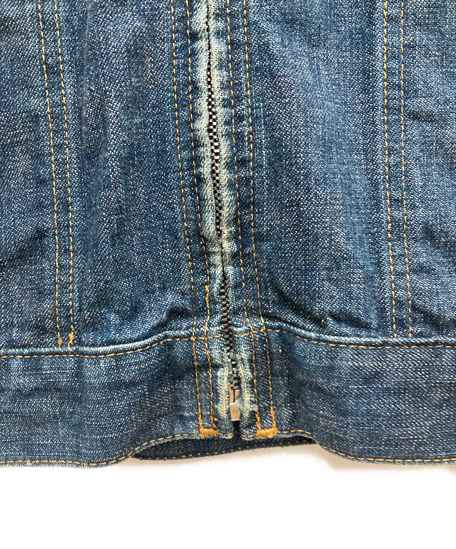 中古・古着通販】NUMBER (N)INE (ナンバーナイン) ダメージ加工ジップ
