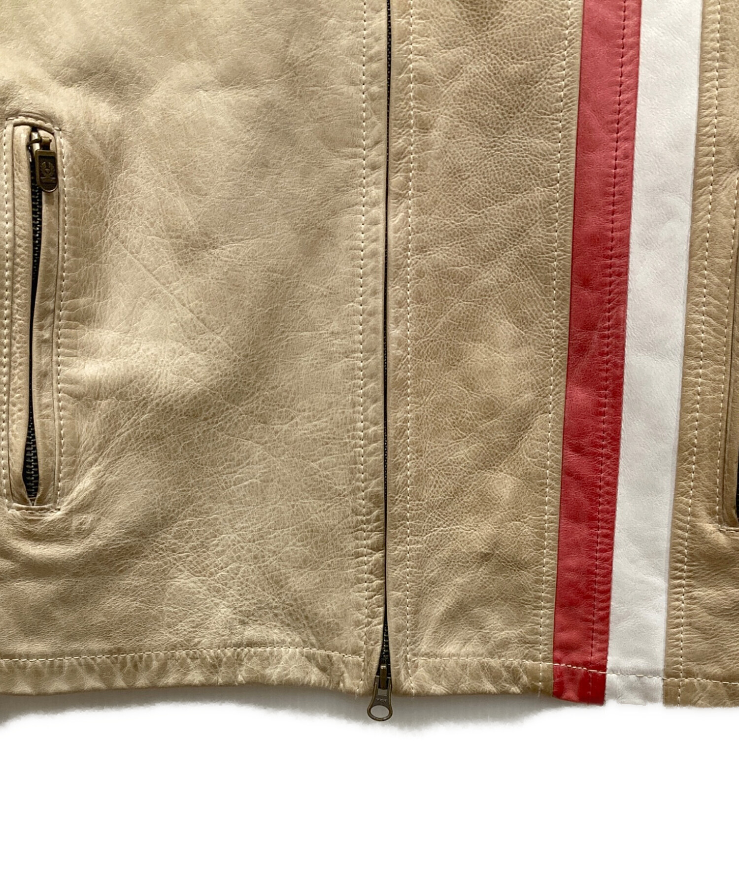 Belstaffベルスタッフ　シングルライダースジャケット牛革ベージュサイズS 商品詳細ページ | BELSTAFF/ベルスタッフ ライダースジャケット