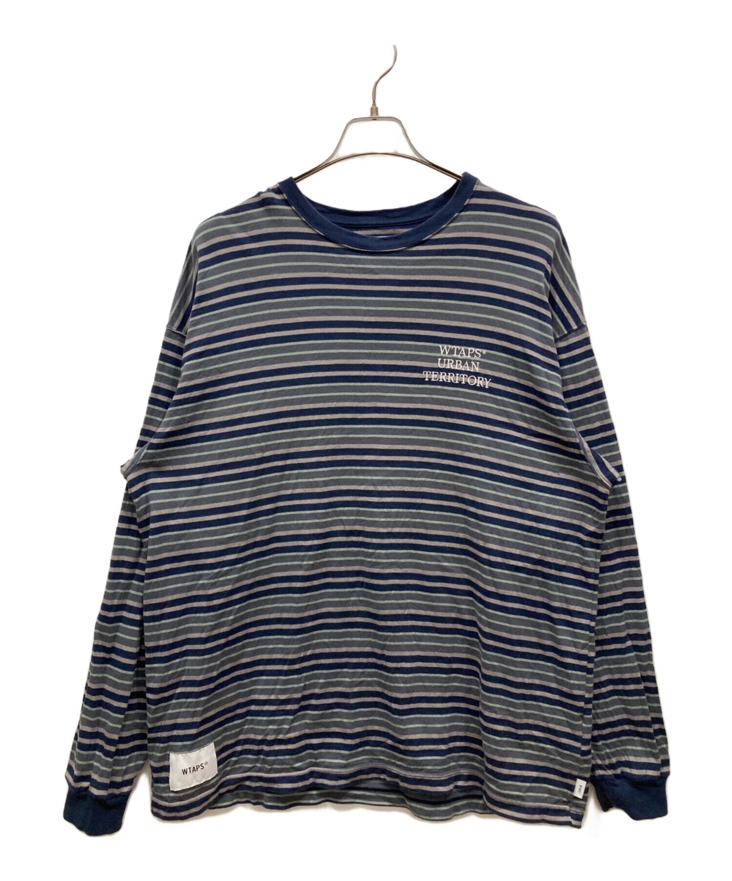 中古・古着通販】WTAPS (ダブルタップス) ボーダーロングTシャツ BDY