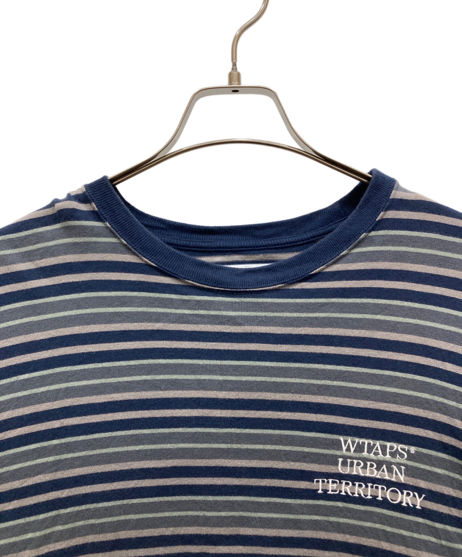 中古・古着通販】WTAPS (ダブルタップス) ボーダーロングTシャツ BDY