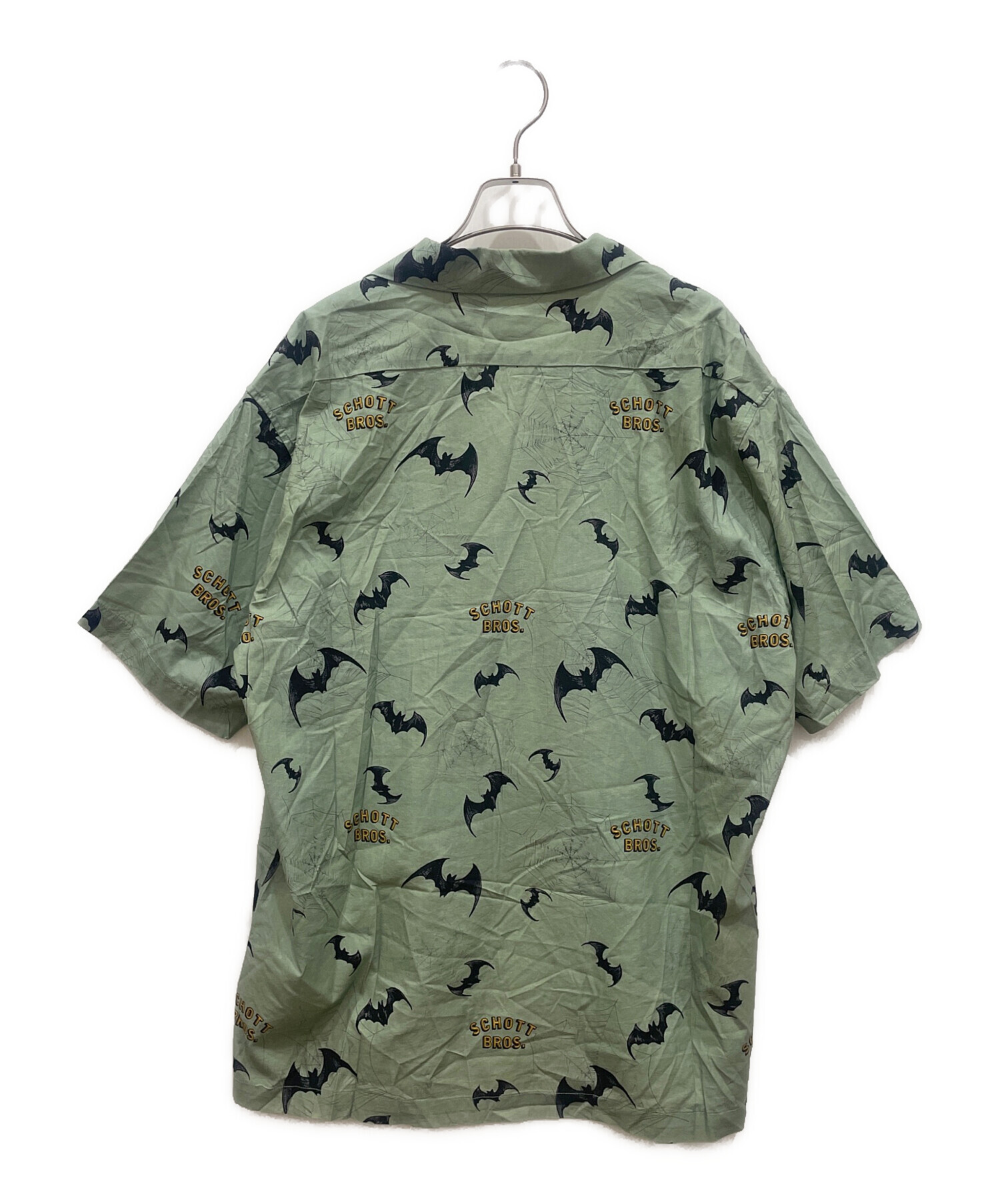 中古・古着通販】Schott (ショット) アロハシャツ グリーン サイズ:XL