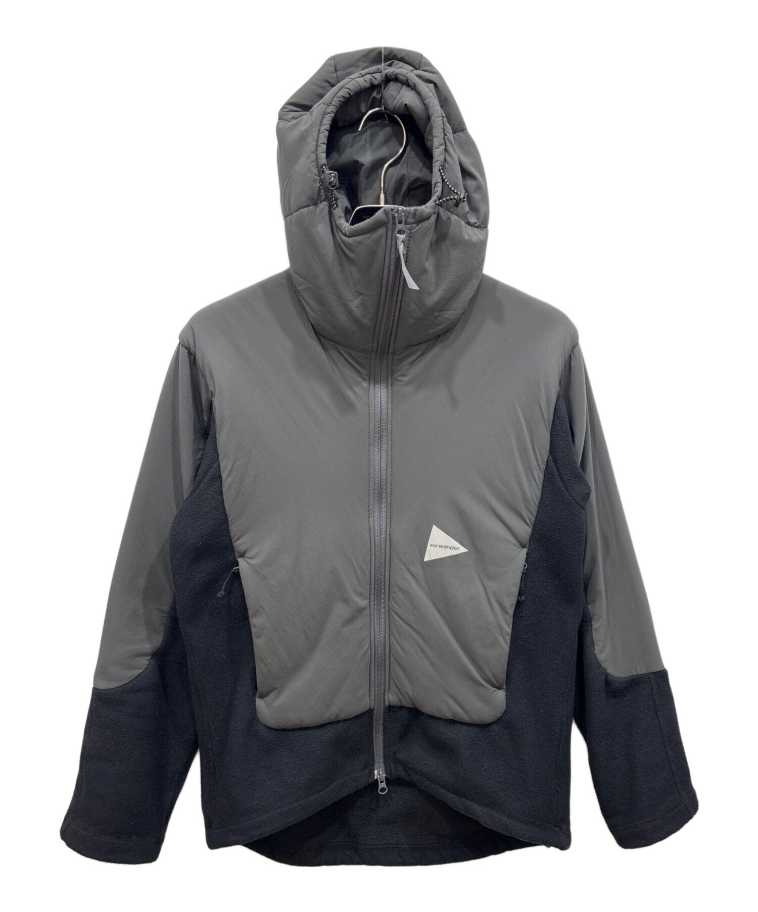 中古・古着通販】and wander (アンドワンダー) twill fleece jacket