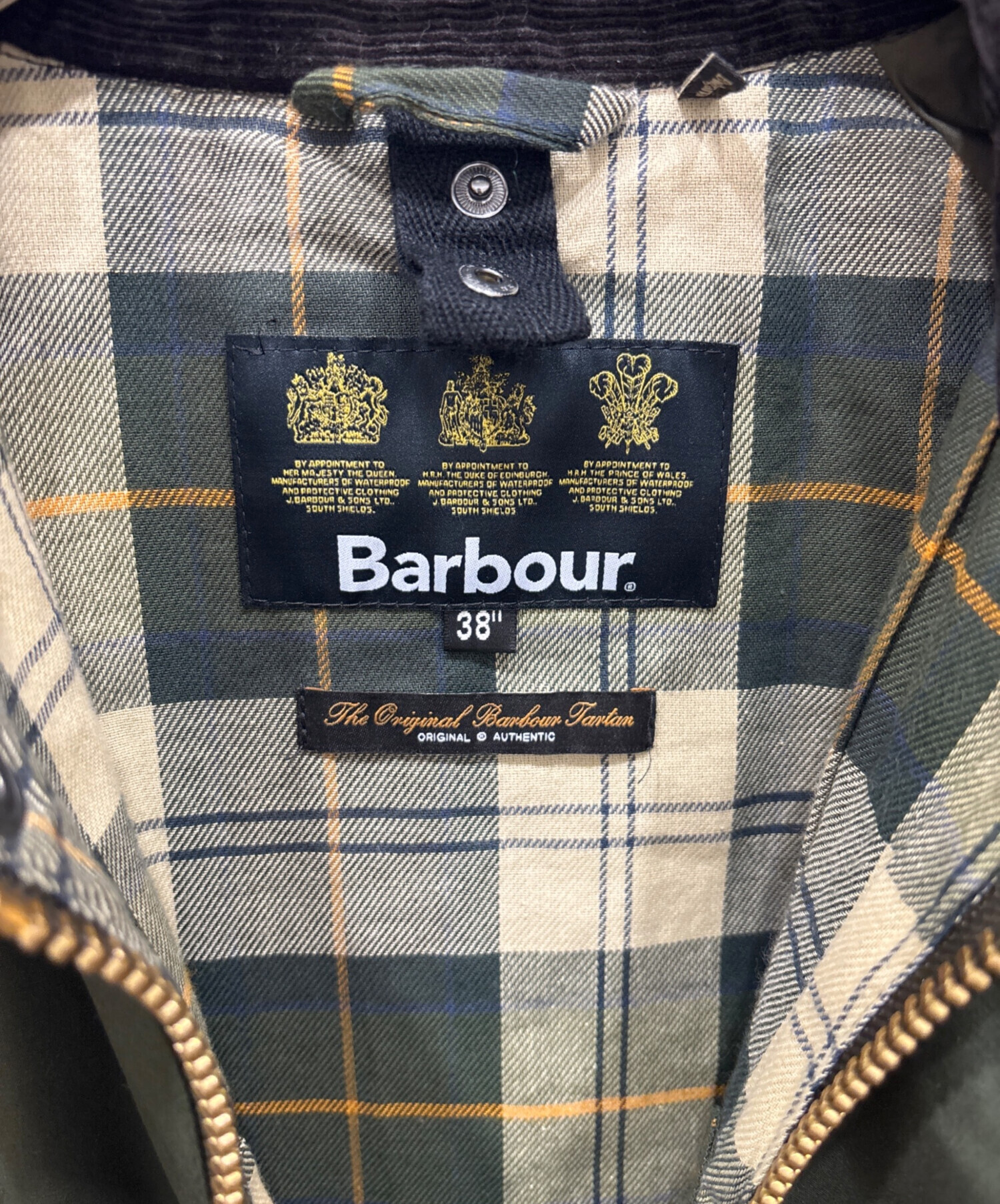 中古・古着通販】Barbour (バブアー) 3ワラント ノンワックス ビュー