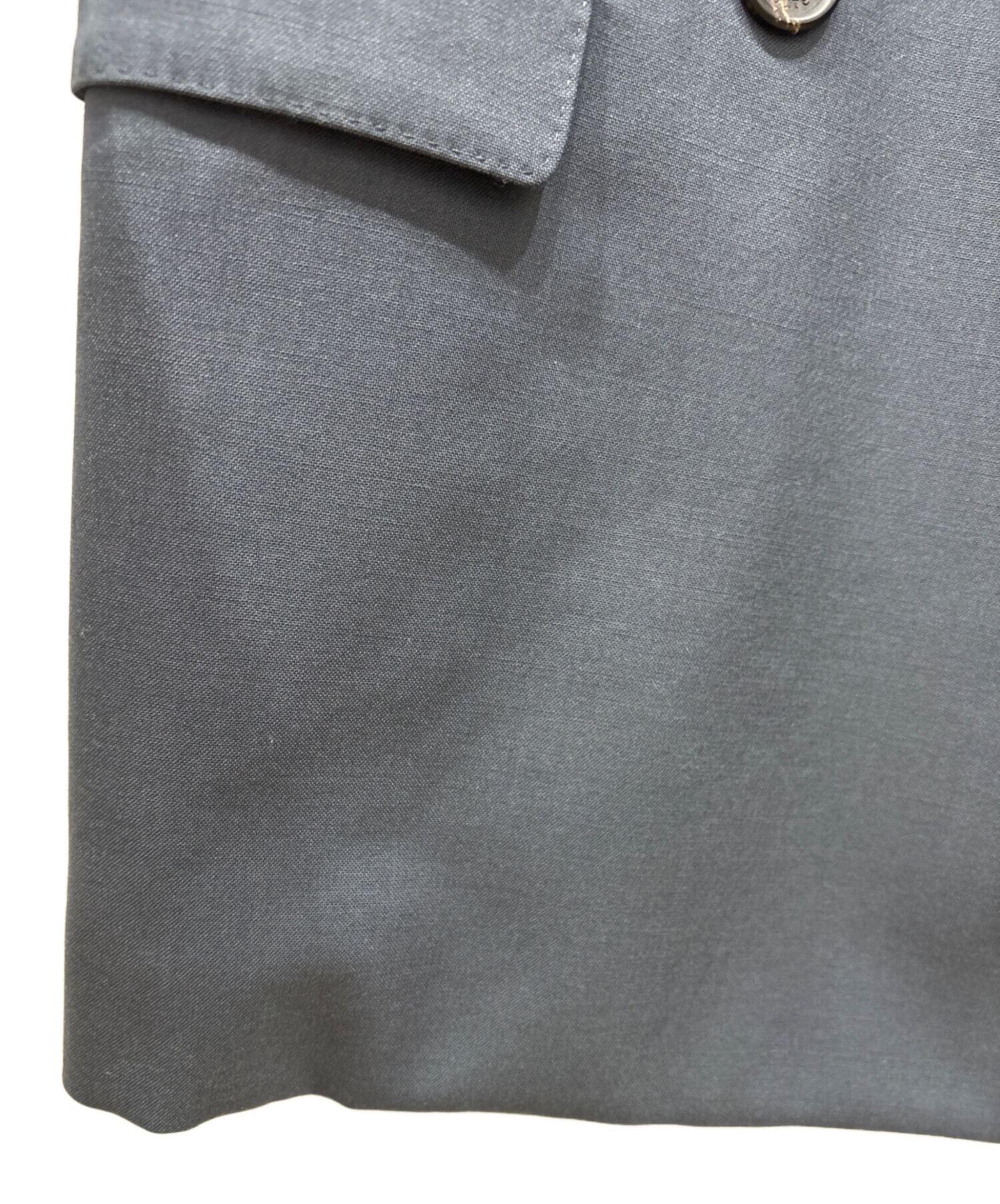 ebure / テーラードジャケット/38/ウール/グレー/無地 中古・古着通販】ebure (エブール) ウールテーラードジャケット グレー