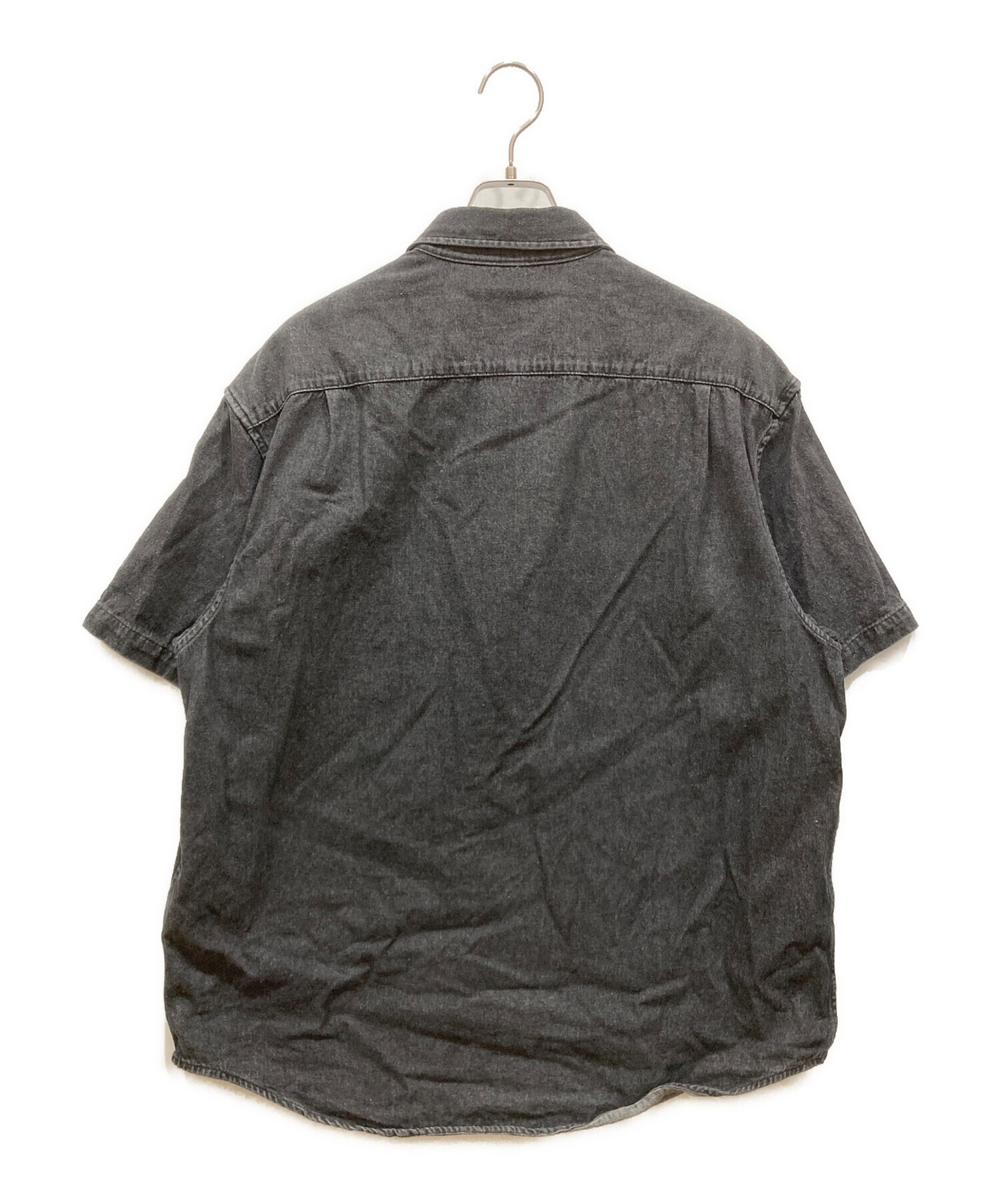 中古・古着通販】Supreme (シュプリーム) 刺繍ブラックデニムシャツ