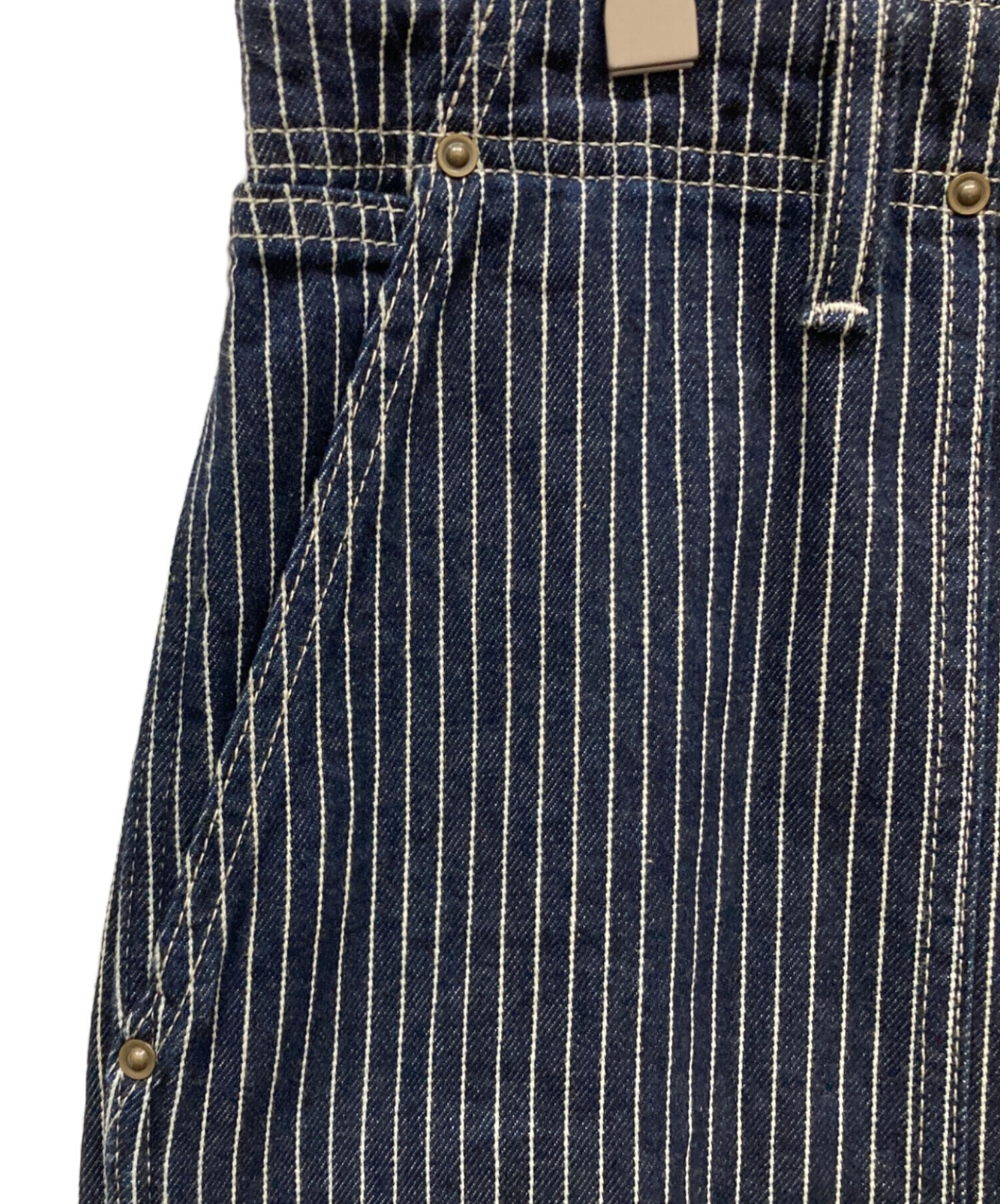 中古・古着通販】GAP (ギャップ) バギーカーペンターデニム ブラック