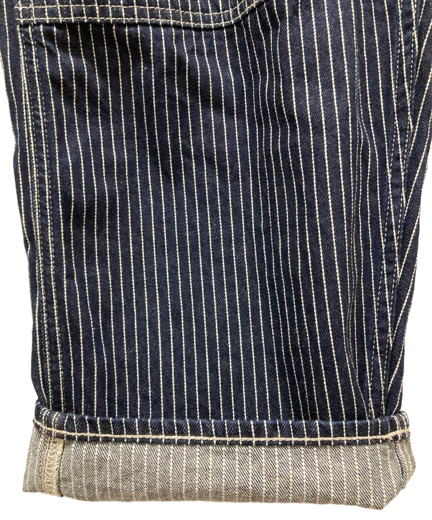 GAP バギーカーペンターデニム　ダークストライプ　ヒッコリー　W32/L32 GAP バギーカーペンターデニム ダークストライプ ヒッコリー W32