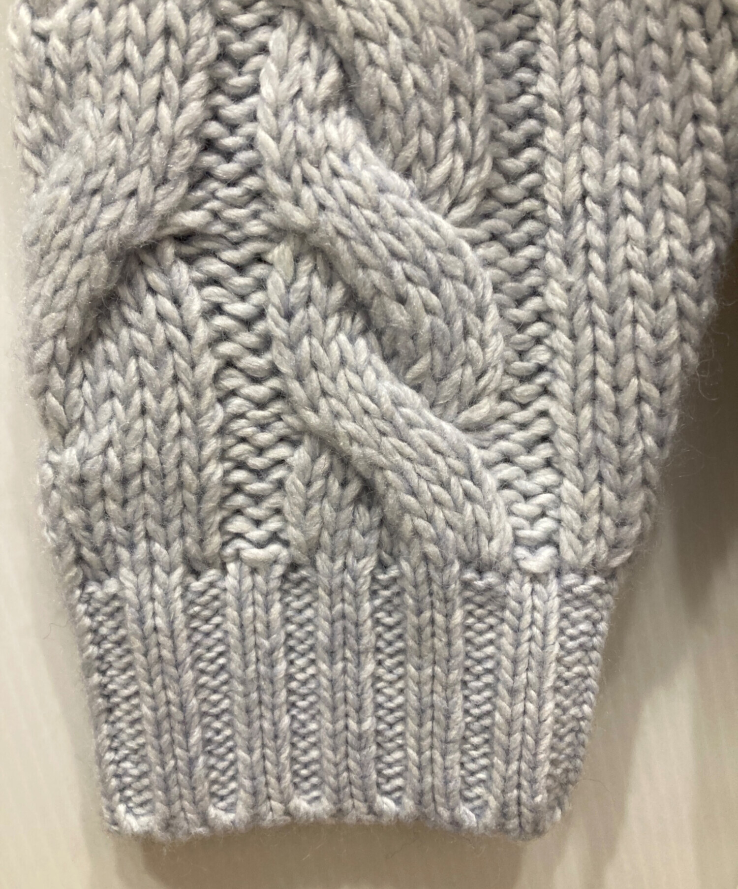 中古・古着通販】Olu. (オルドット) フリルレイヤードケーブルニット