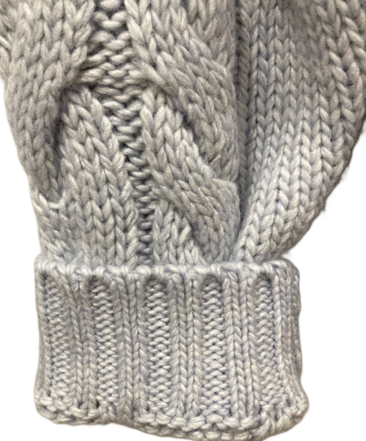 中古・古着通販】Olu. (オルドット) フリルレイヤードケーブルニット