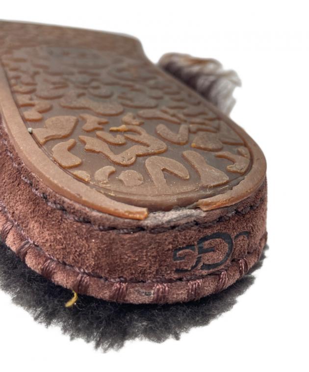 中古・古着通販】UGG (アグ) ストーンファーサボサンダル ブラウン