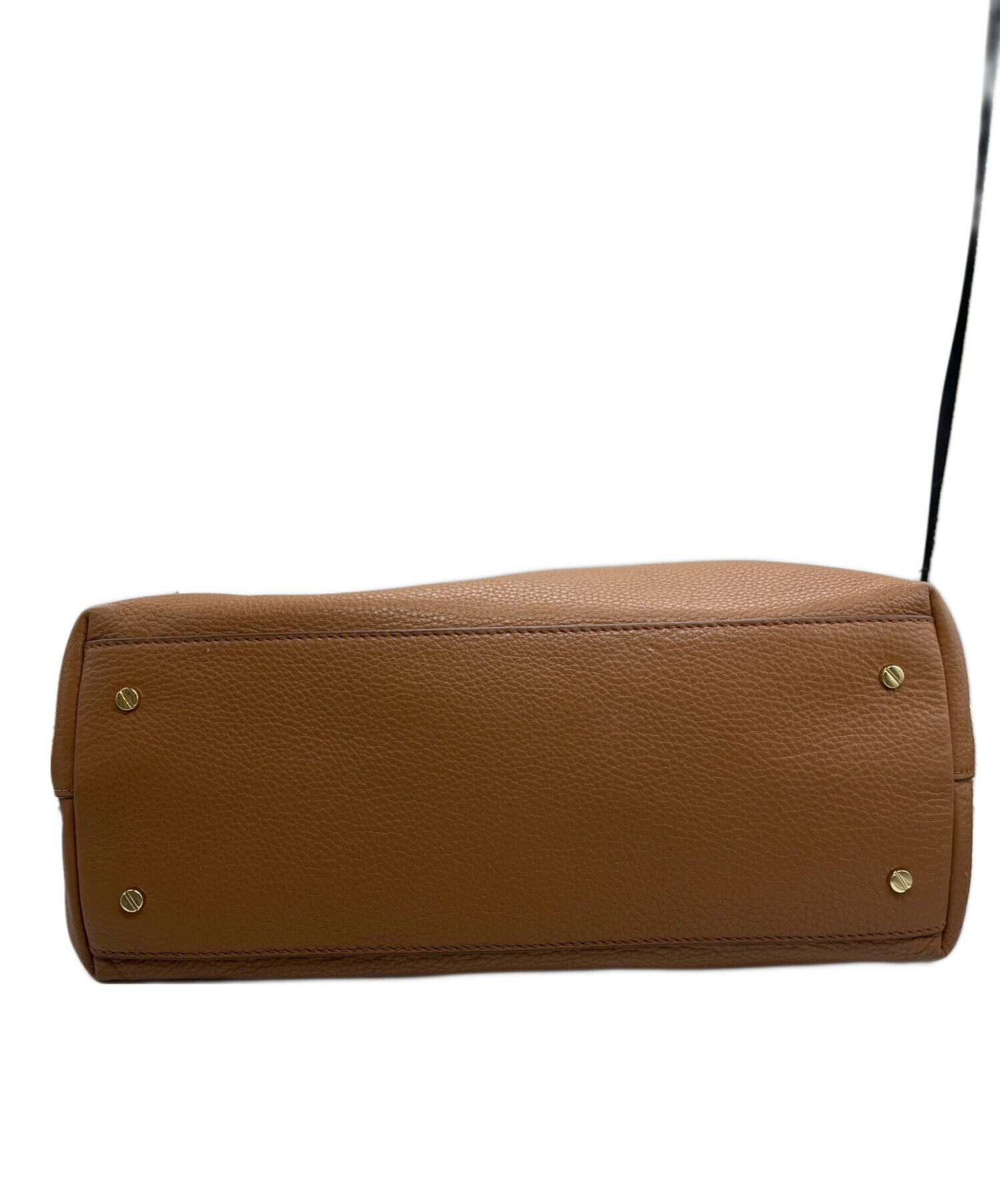 本物 トリー バーチ TORY BURCH レザー ショルダーバッグ トートバッグ ブラウン バッグ 中古 中古・古着通販】TORY BURCH (トリーバーチ) チェーンレザートート
