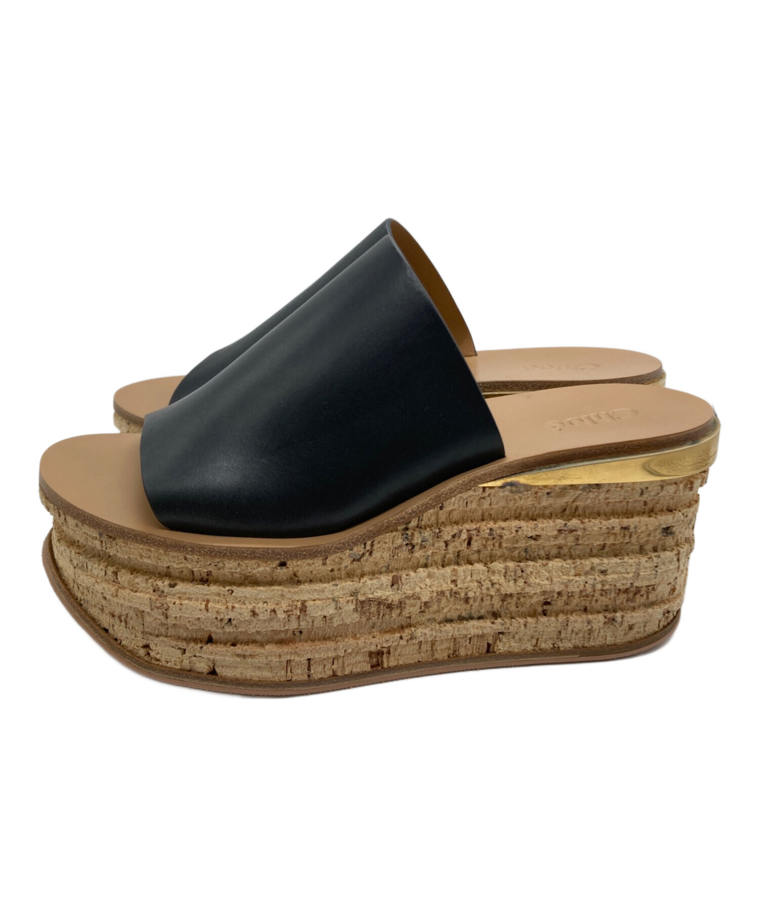 中古・古着通販】Chloe (クロエ) ウェッジソールサンダル CAMILLE