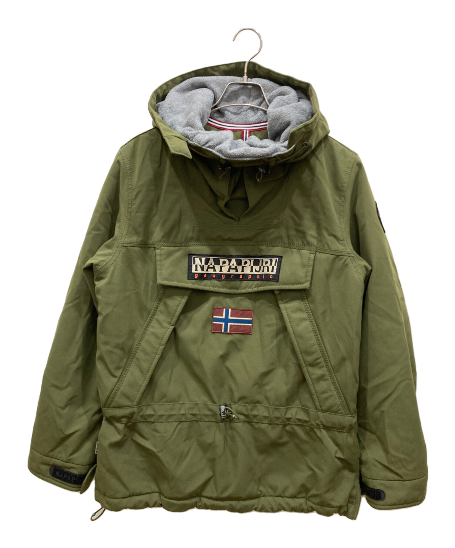 中古・古着通販】NAPAPIJRI (ナパピリ) アノラックパーカー オリーブ