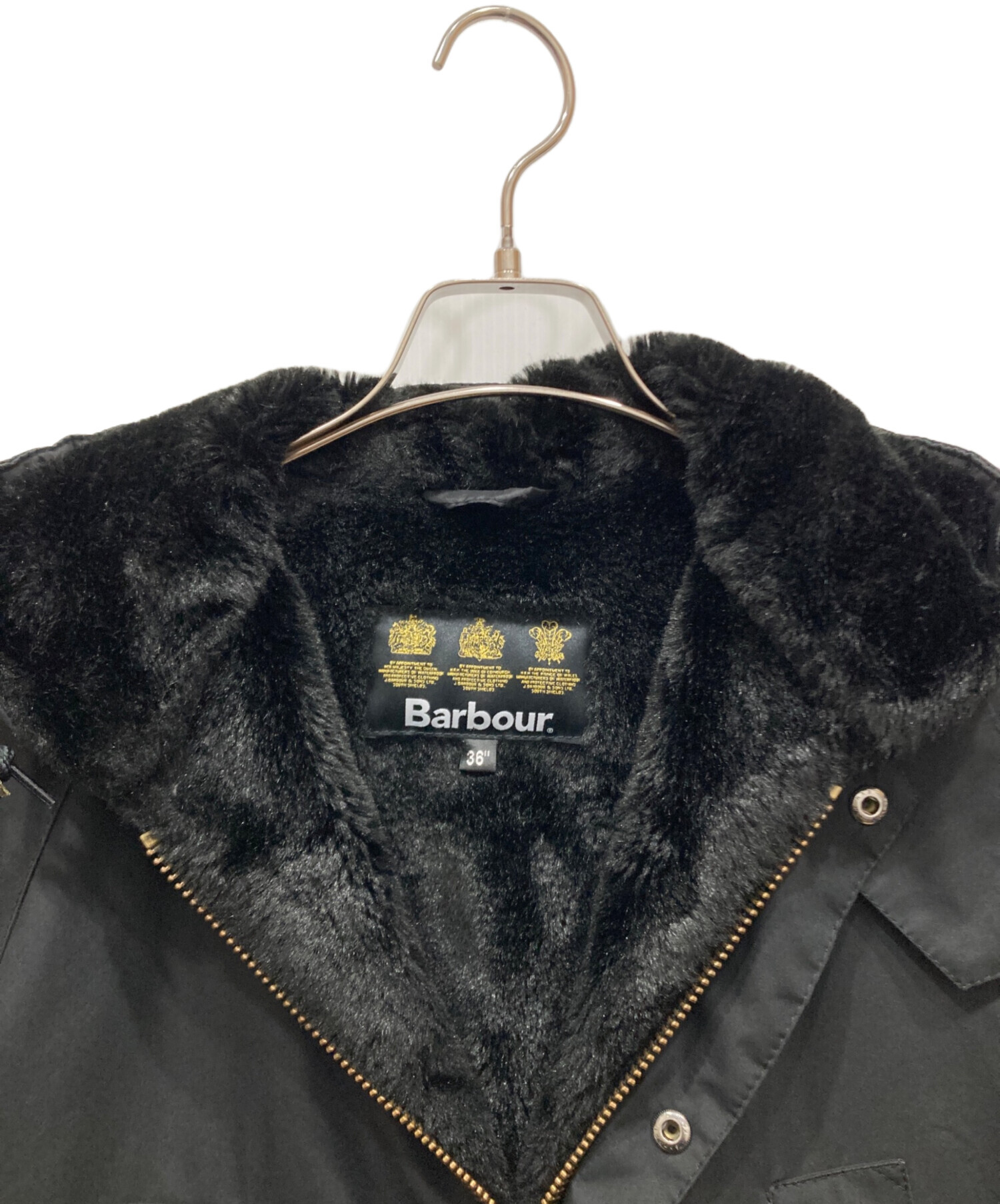 【Barbour】バブアー　ウールコートブラック 古着 別注 OS Burghley Modifie | Barbour(バブアー) / アウター コート