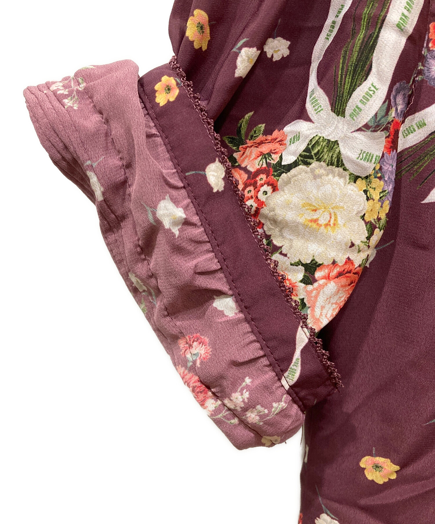 中古・古着通販】PINK HOUSE (ピンクハウス) 半袖花柄ブーケプリント