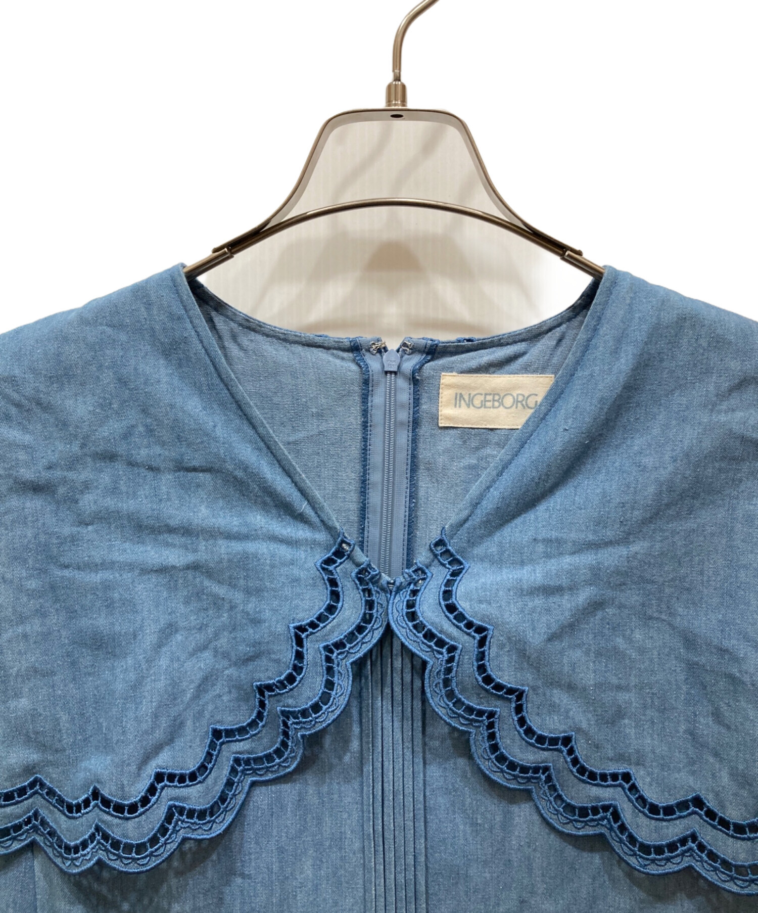 中古・古着通販】INGEBORG (インゲボルグ) スカラ刺繍ビックカラー