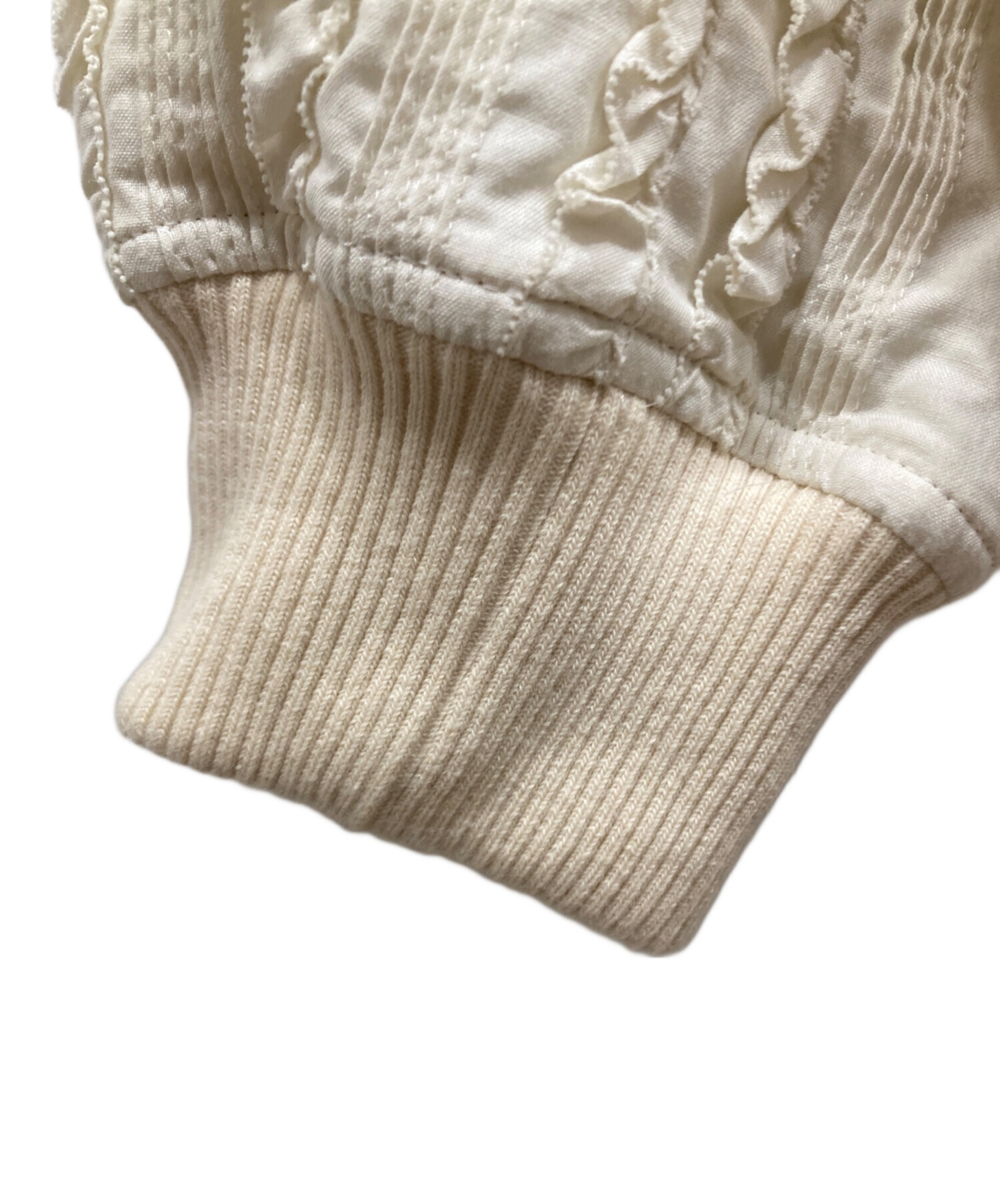 中古・古着通販】PINK HOUSE (ピンクハウス) フリル使いフードブルゾン