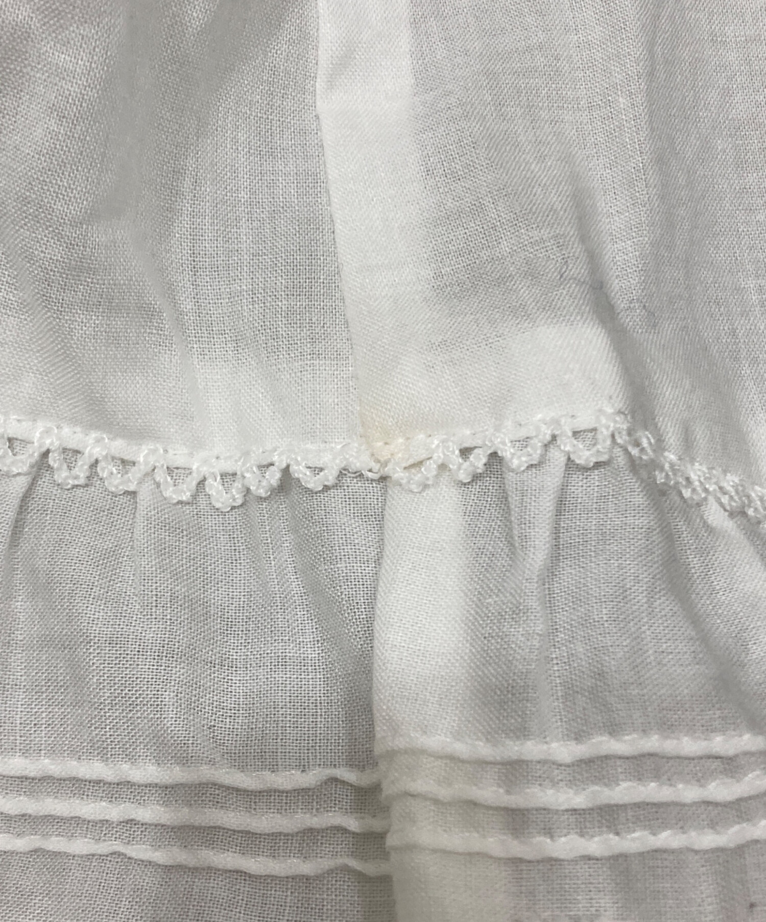 中古・古着通販】PINK HOUSE (ピンクハウス) リボンモチーフ使いフリル
