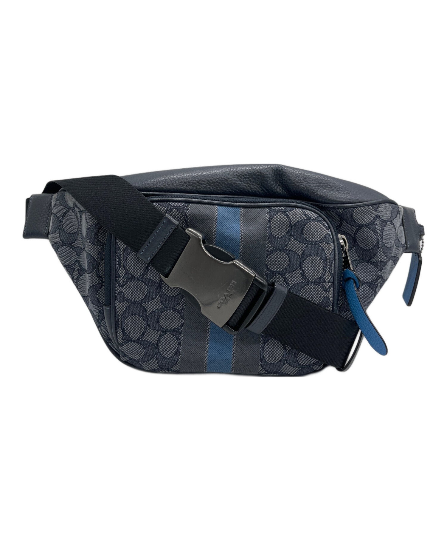 中古・古着通販】COACH (コーチ) ショルダーバッグ ネイビー｜ブランド 