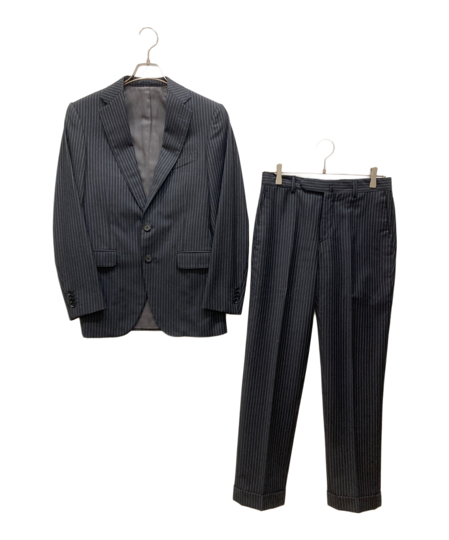 美品 秋物 Barneys New York セットアップ ブラック サイズ50 中古・古着通販】BOGLIOLI (ボリオリ) BARNEYS NEWYORK (バーニーズ