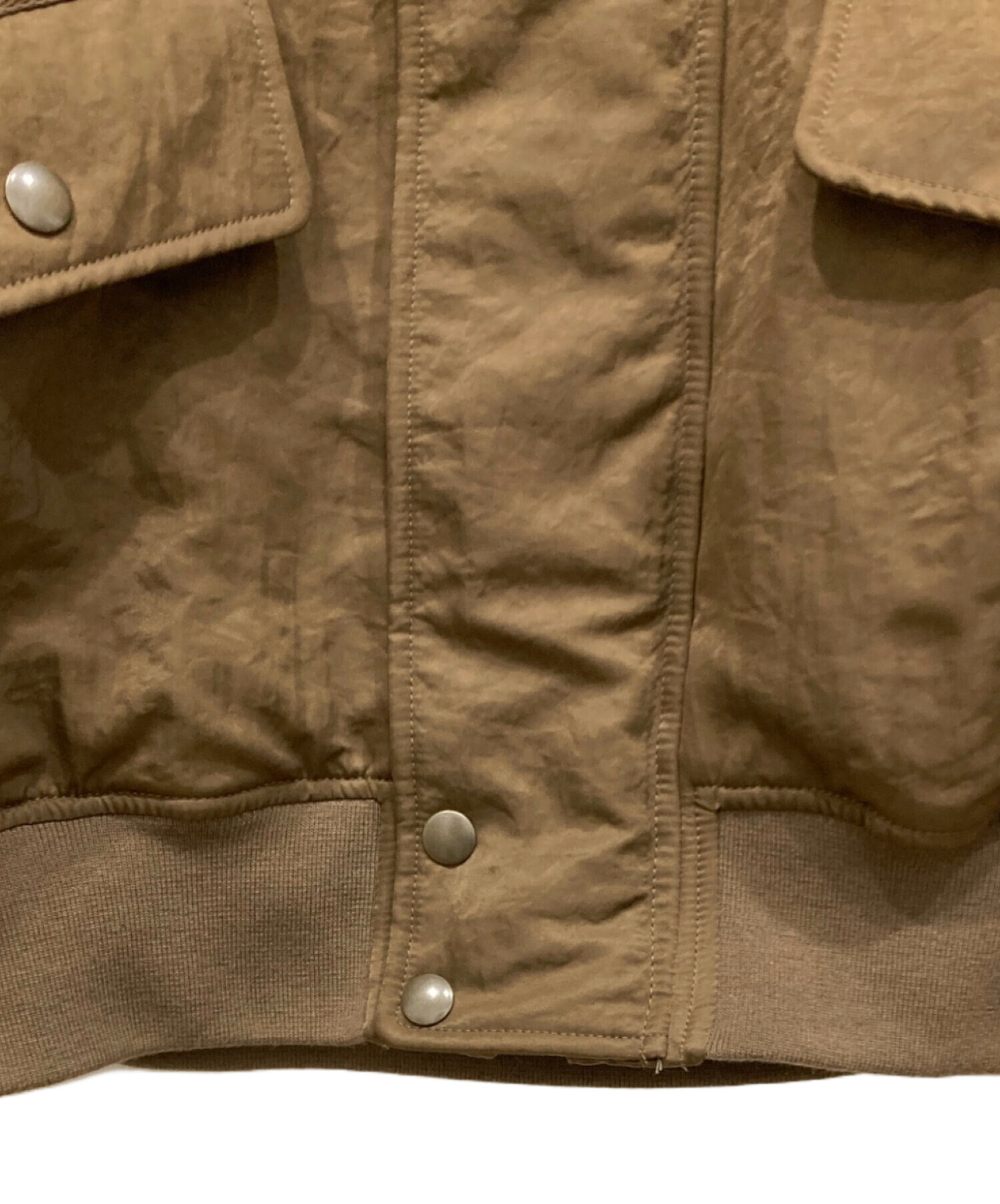 中古・古着通販】moussy (マウジー) FUR COLLAR CROP ブルゾン