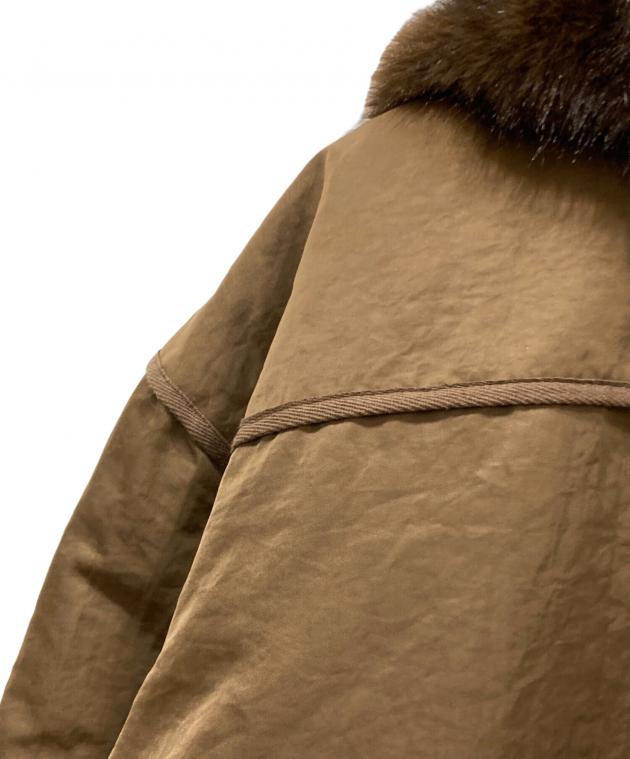 中古・古着通販】moussy (マウジー) FUR COLLAR CROP ブルゾン