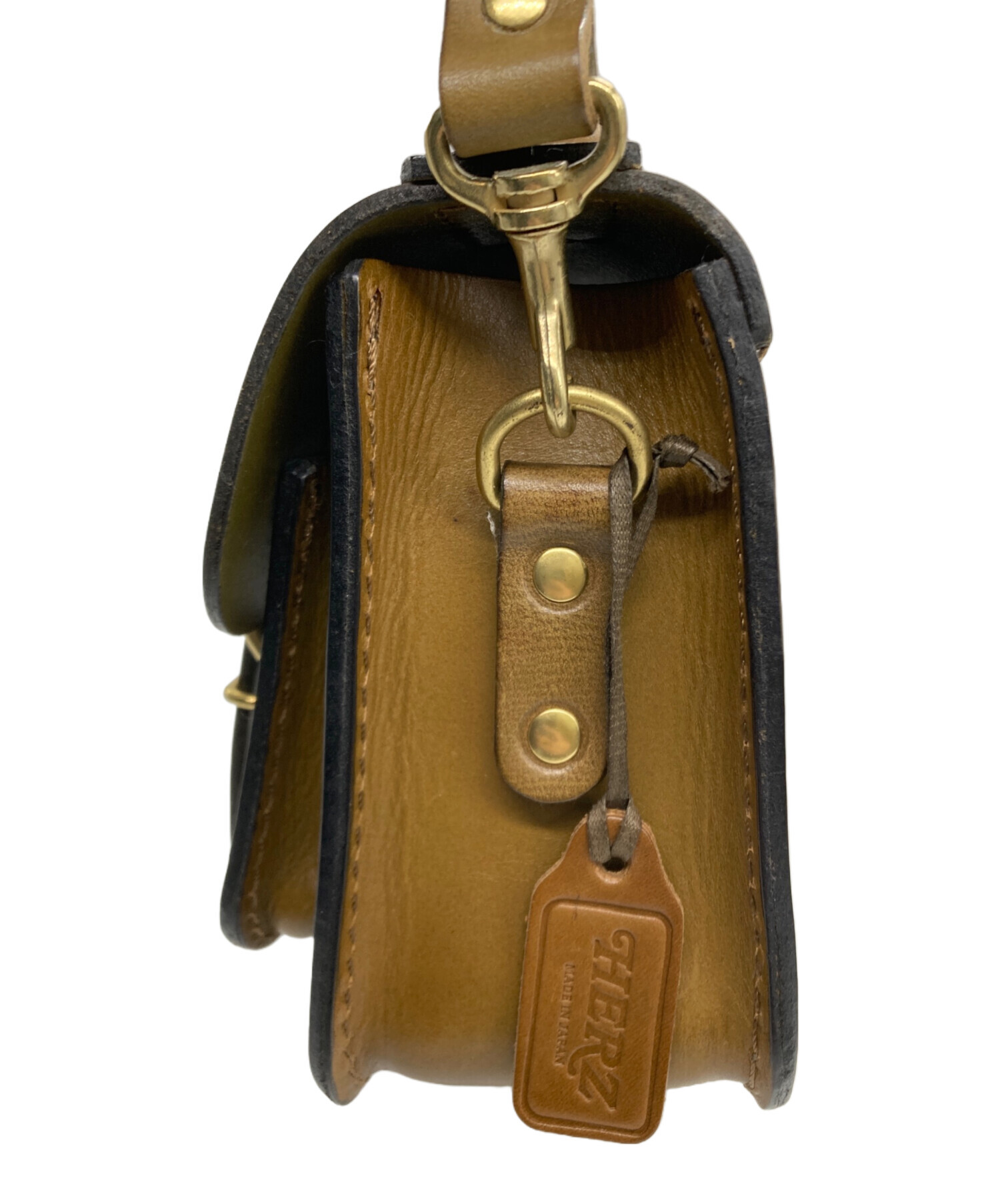 中古・古着通販】Herz (ヘルツ) ショルダーバック ブラウン｜ブランド