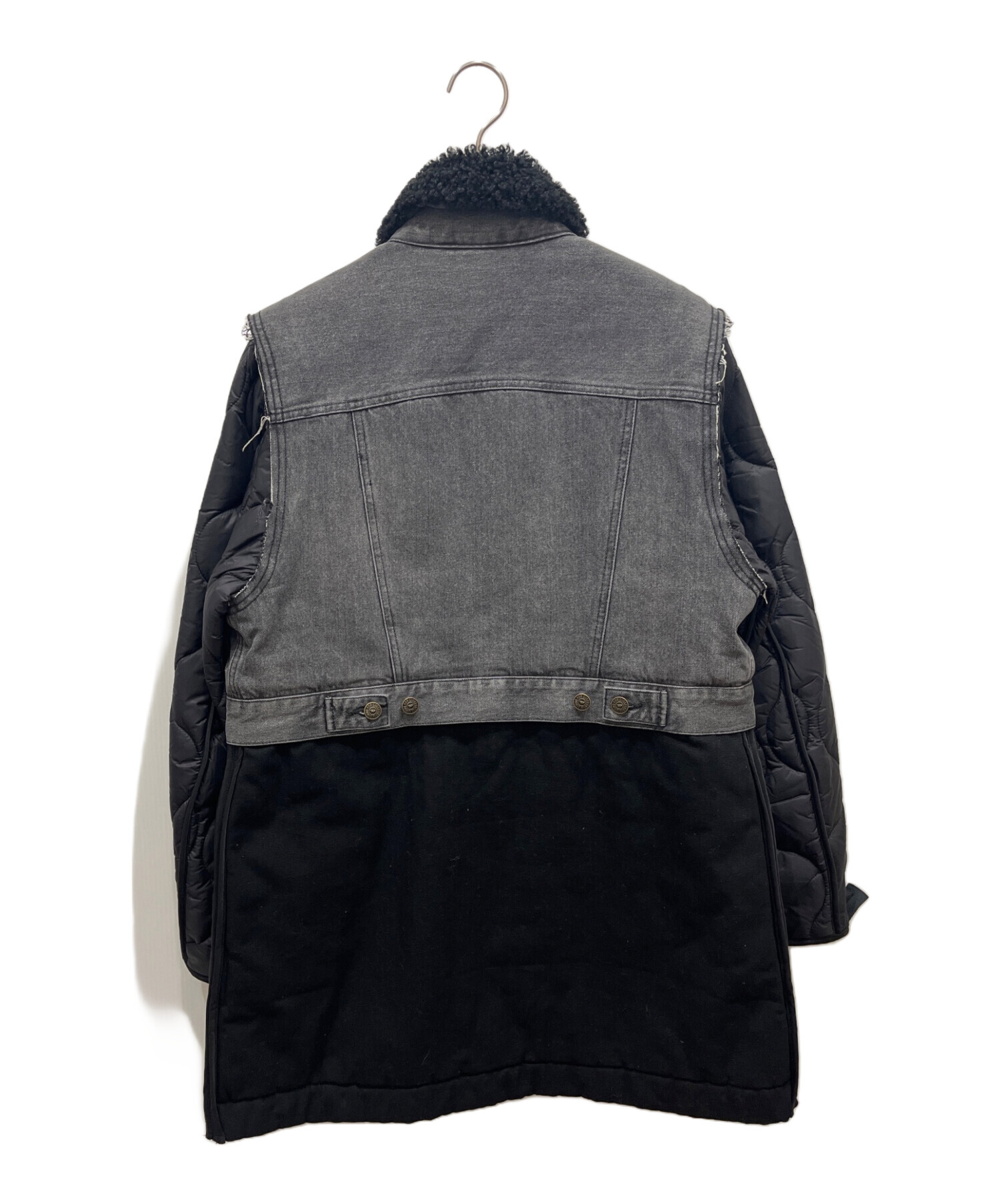 中古・古着通販】DIESEL (ディーゼル) コート ブラック サイズ:SIZE XS
