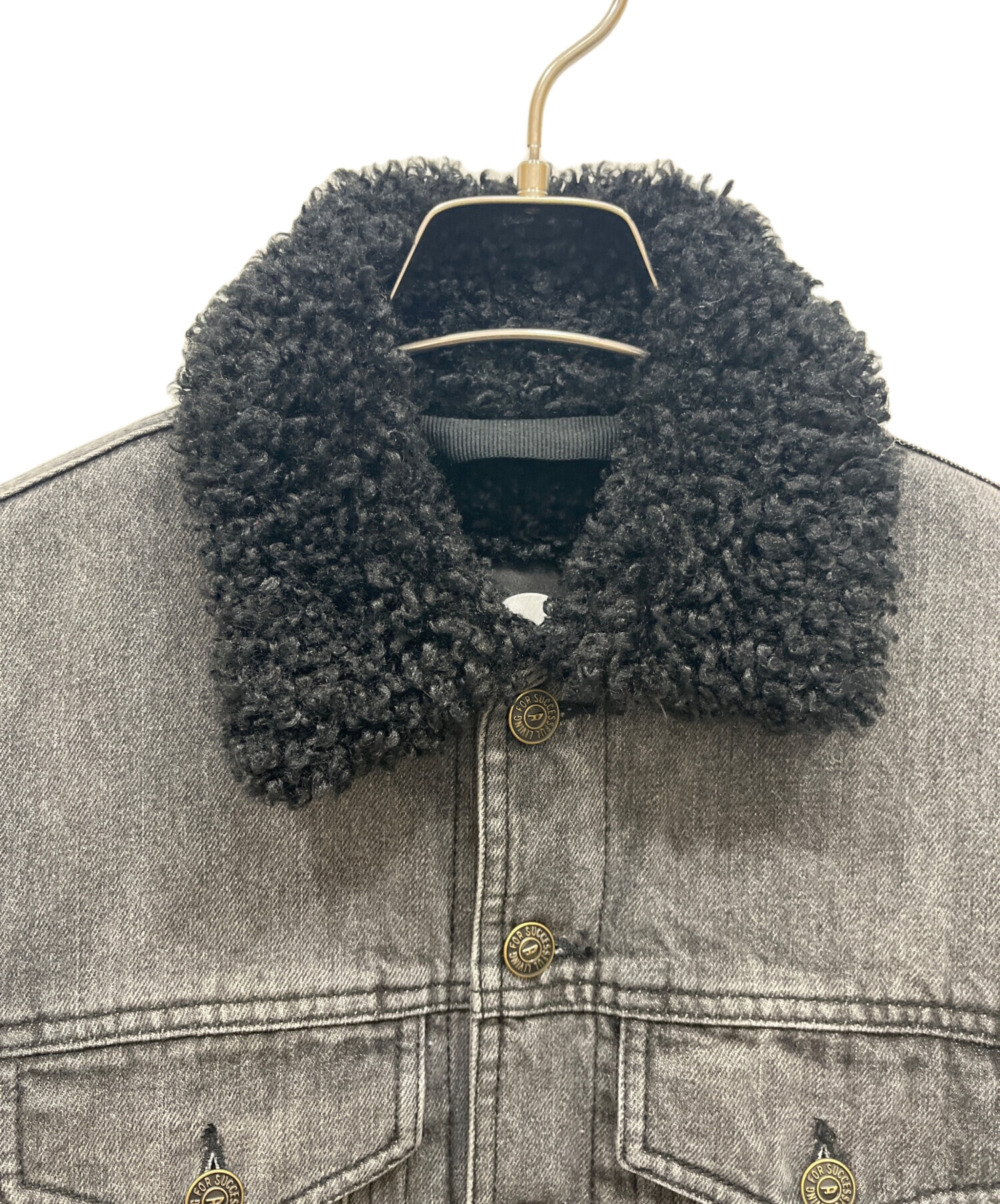 中古・古着通販】DIESEL (ディーゼル) コート ブラック サイズ:SIZE XS
