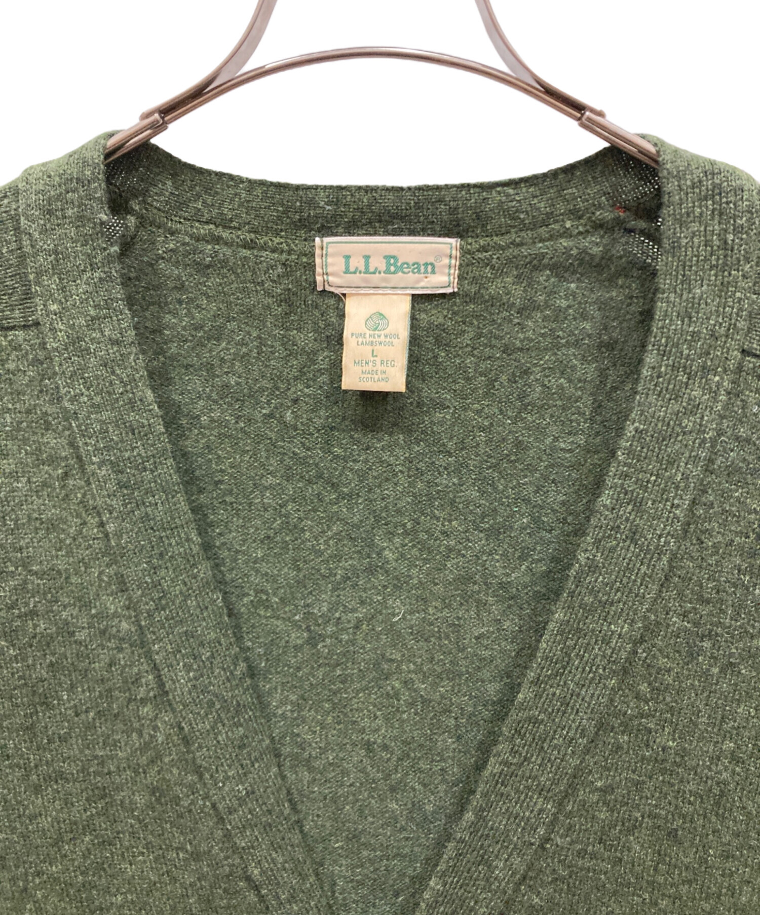 中古・古着通販】L.L.Bean (エルエルビーン) 90'sニットカーディガン