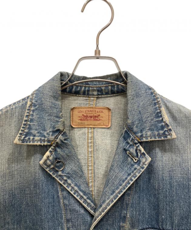 Levi's デニムカバーオール Lサイズ 中古・古着通販】LEVI'S (リーバイス) デニムカバーオール インディゴ