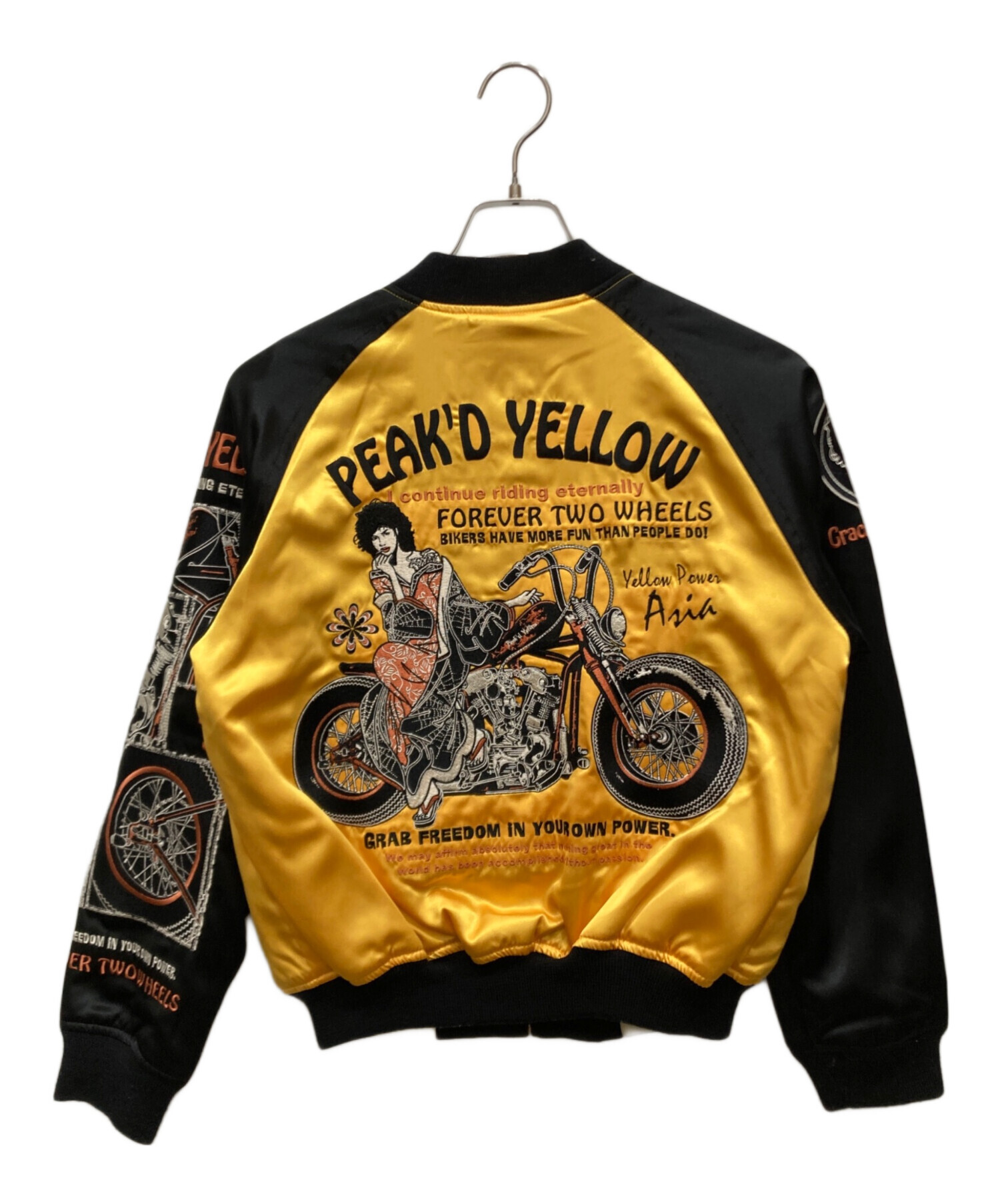 中古・古着通販】Peaked Yellow (ピークドイエロー) スタジャン 