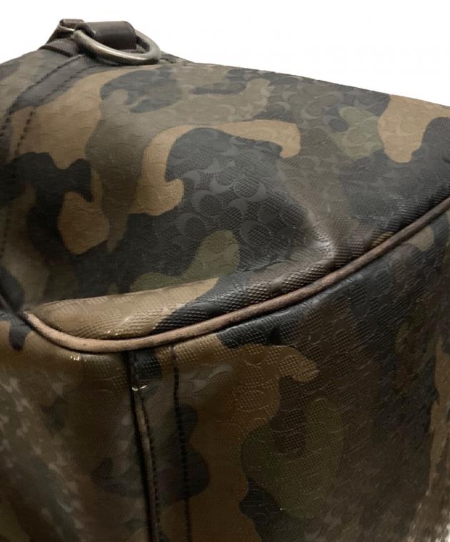 中古・古着通販】COACH (コーチ) ボストンバッグ カーキ｜ブランド