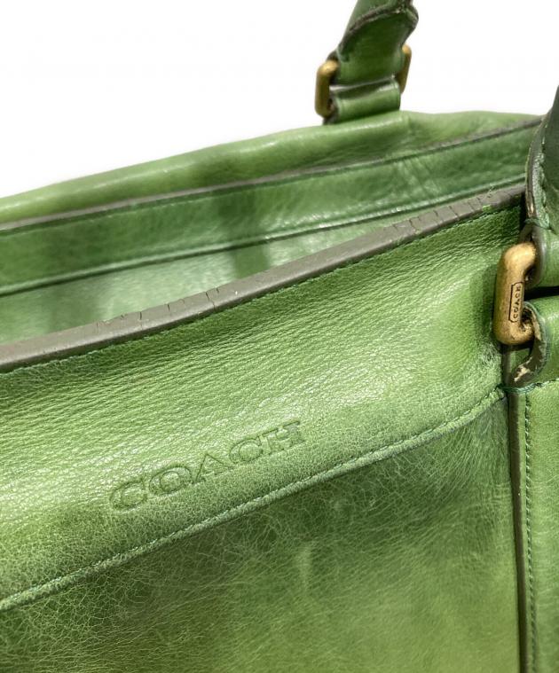 激レア✨未使用コーチ　特大　ブリーカー　ウィークエンド　トートバッグ　グリーン 中古・古着通販】COACH (コーチ) ブリーカー レガシィ ウィークエンド