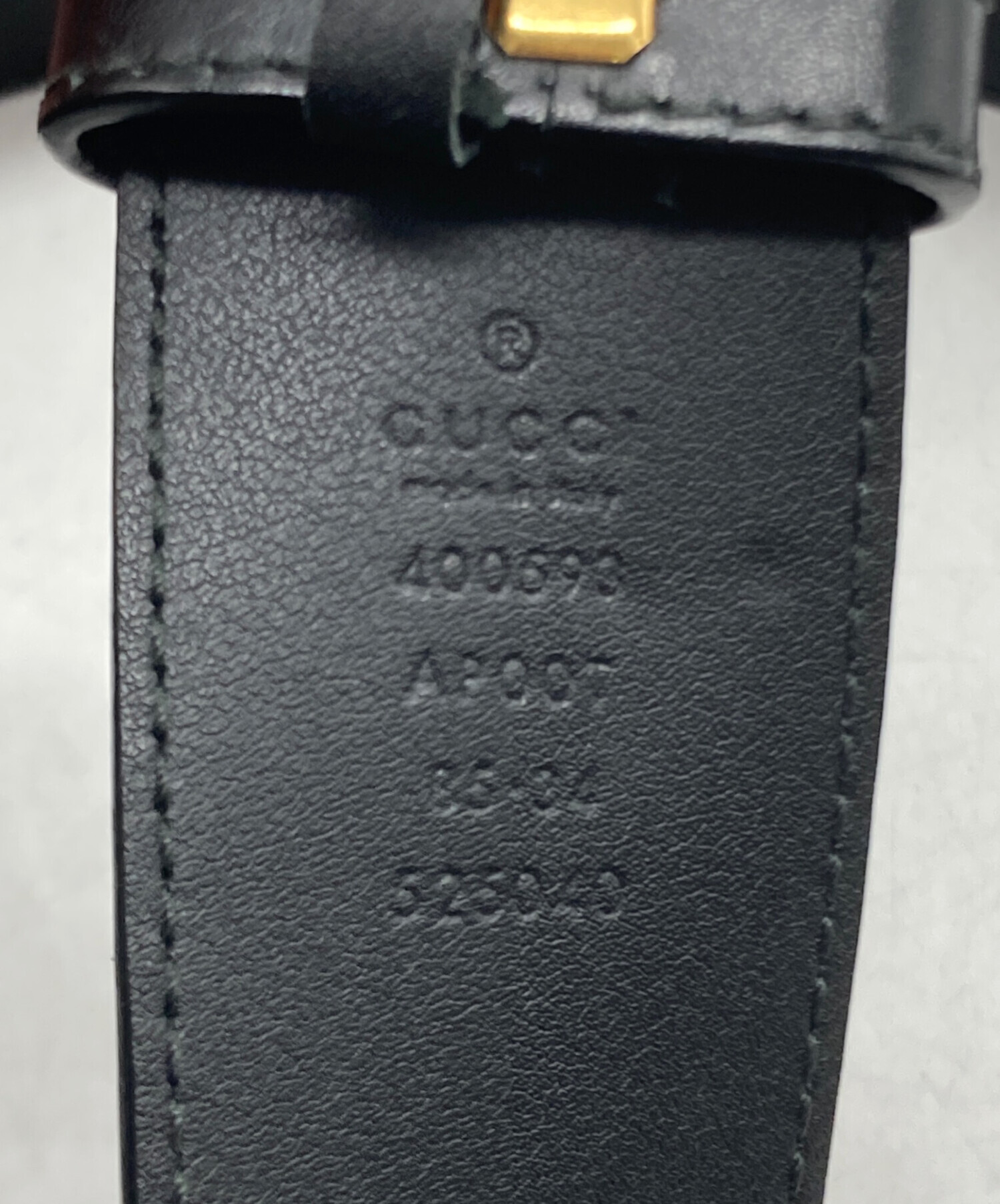 中古・古着通販】GUCCI (グッチ) ダブルG ワイドベルト ブラック