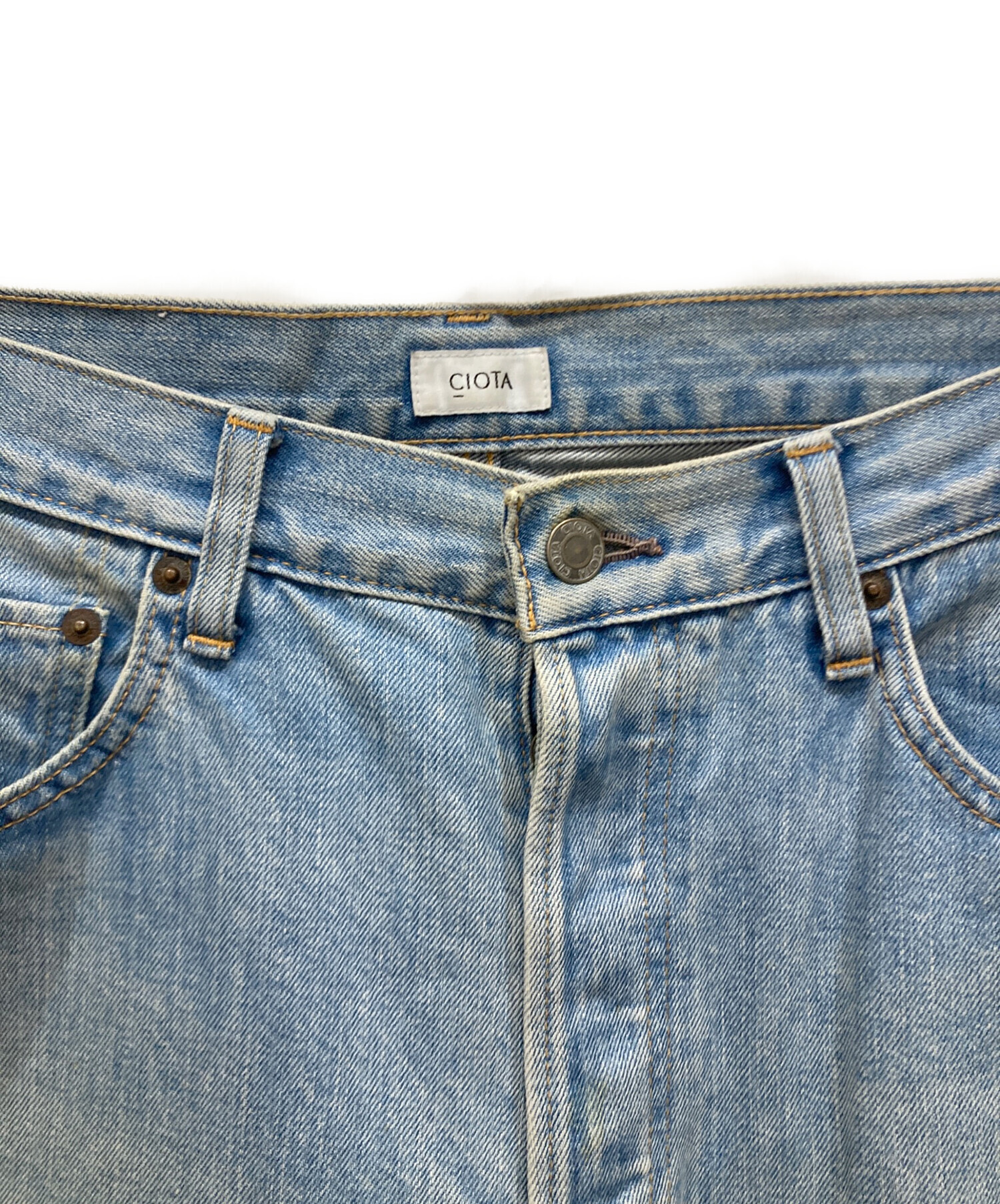 中古・古着通販】CIOTA (シオタ) 本藍スビンコットン13.5ozストレート