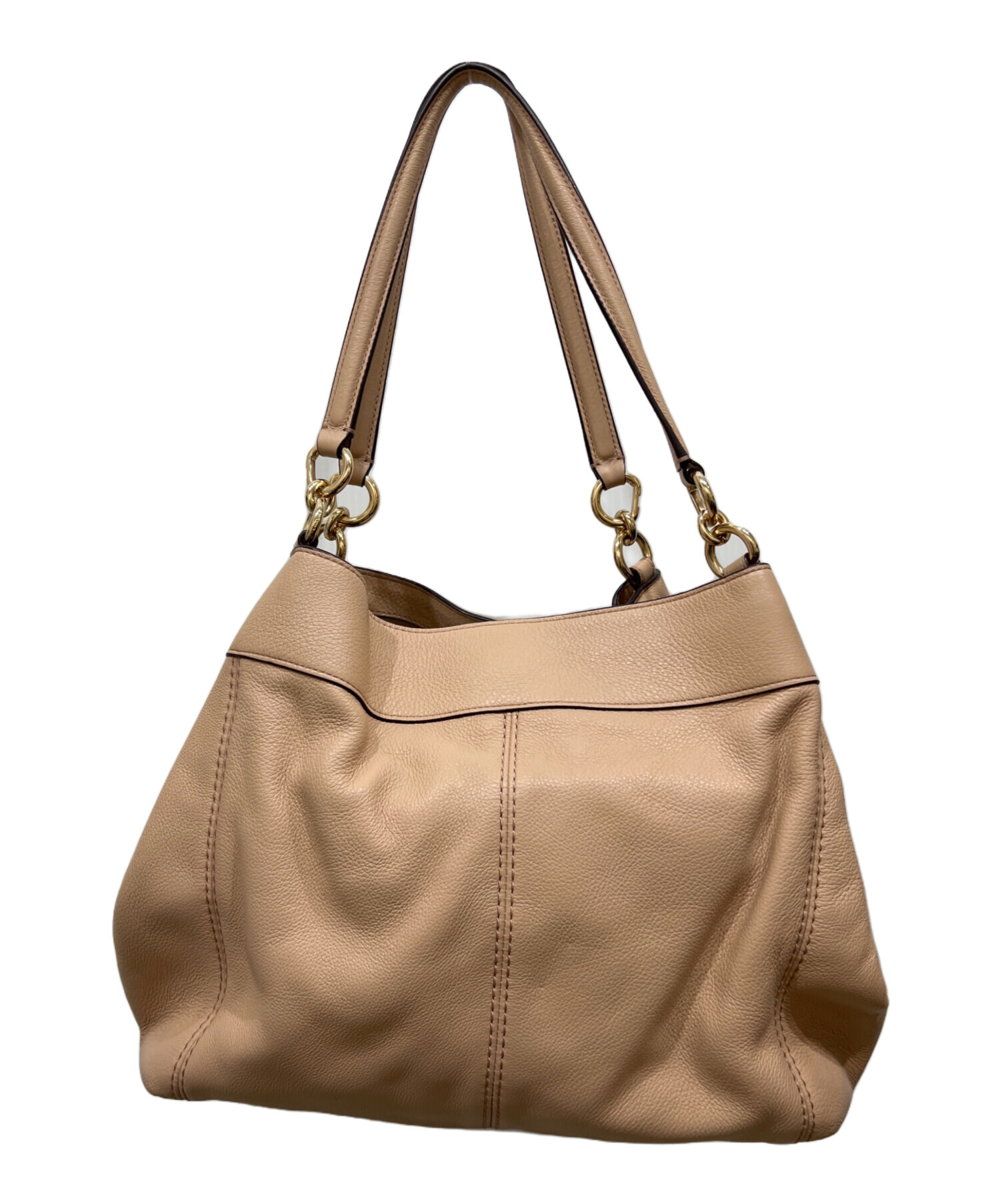 中古・古着通販】COACH (コーチ) トートバッグ ベージュ｜ブランド 