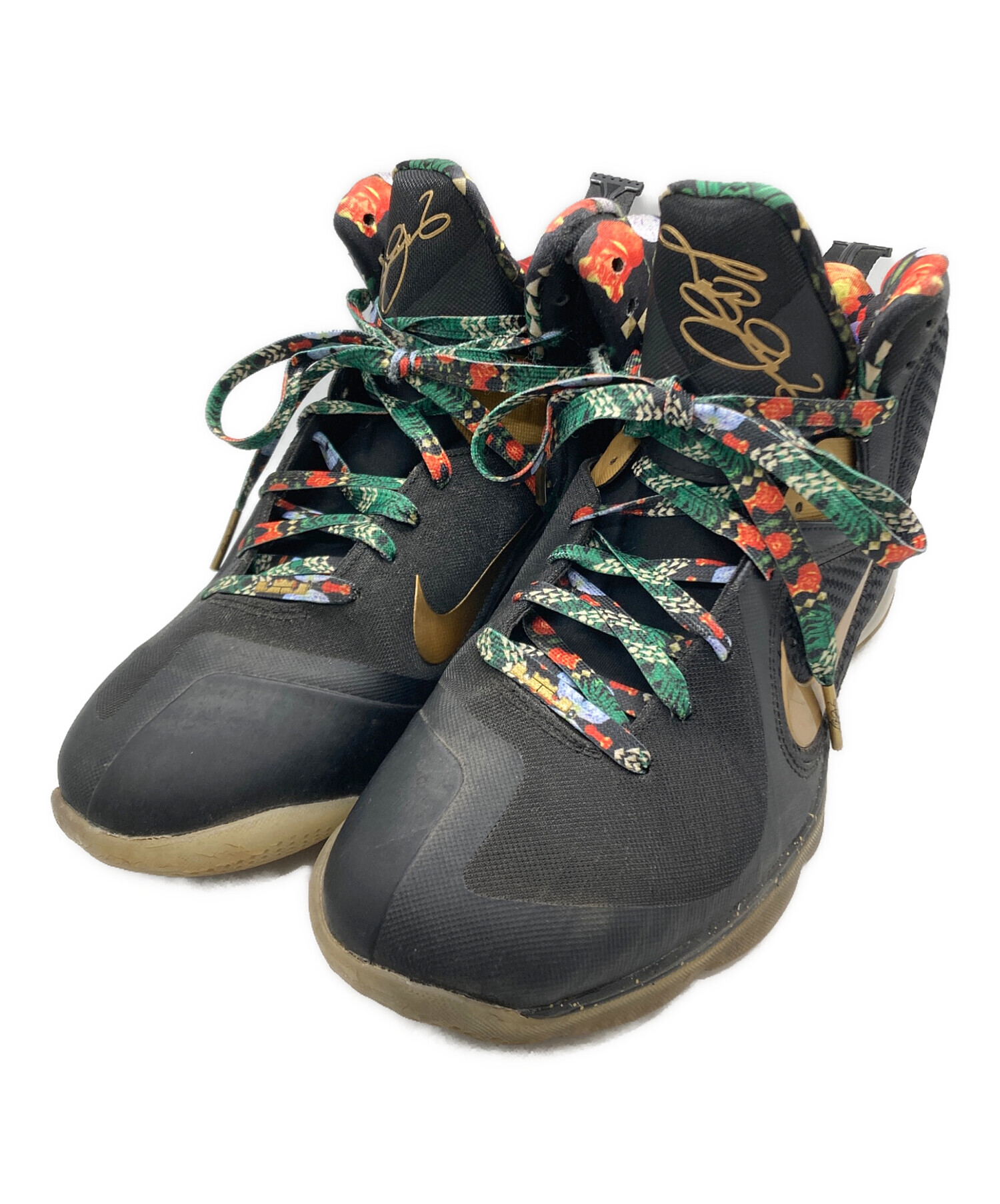 中古・古着通販】NIKE (ナイキ) Lebron 9 Watch The Throne ブラック 