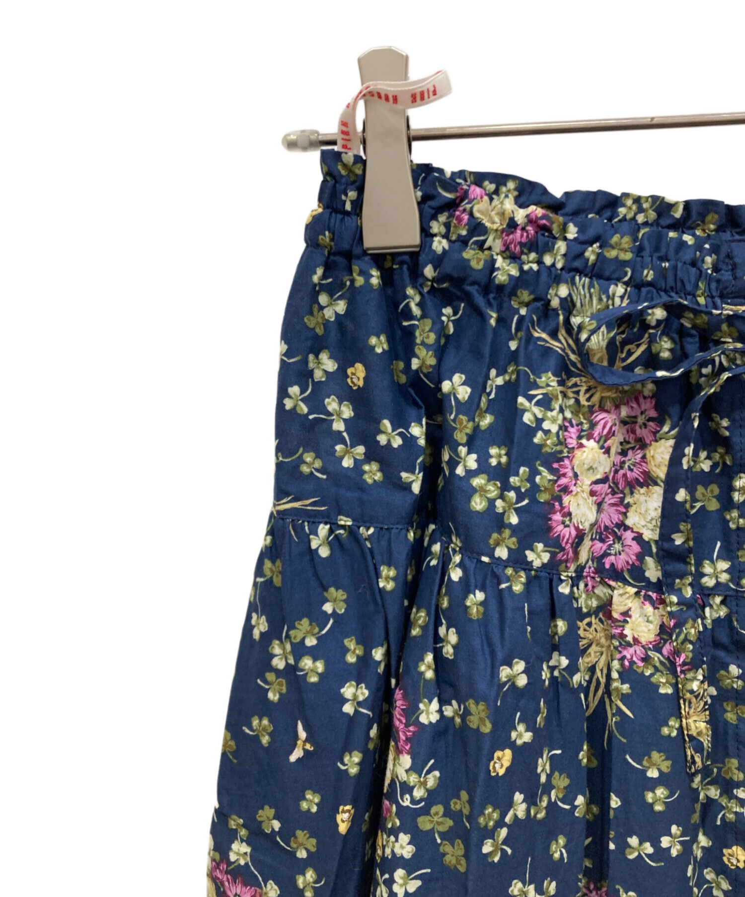 ピンクハウス(PINK HOUSE) ㊹シロツメクサ フレアスカート(グリーン