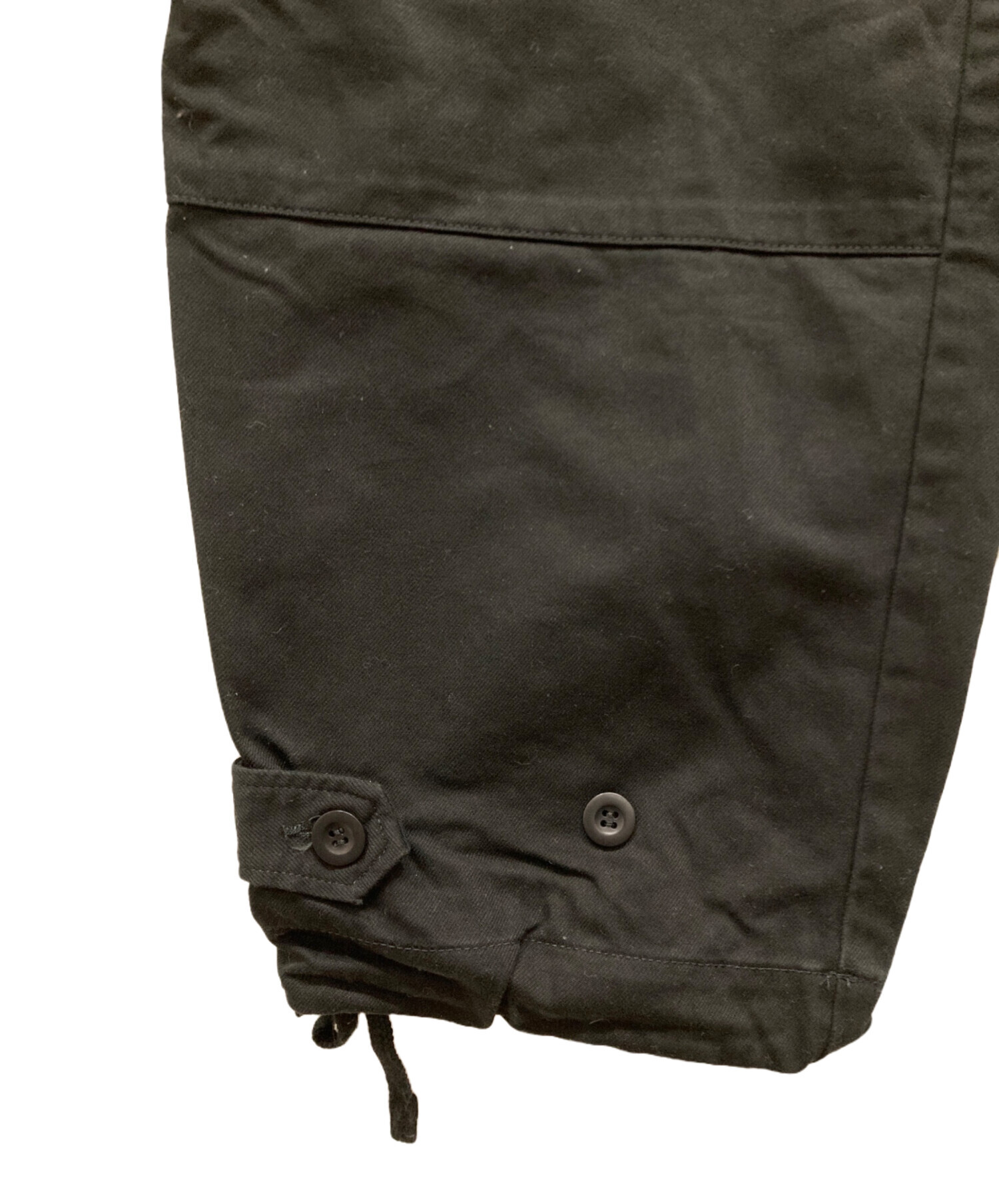 中古・古着通販】ALOUND (アラウンド) M-47カーゴパンツ ブラック